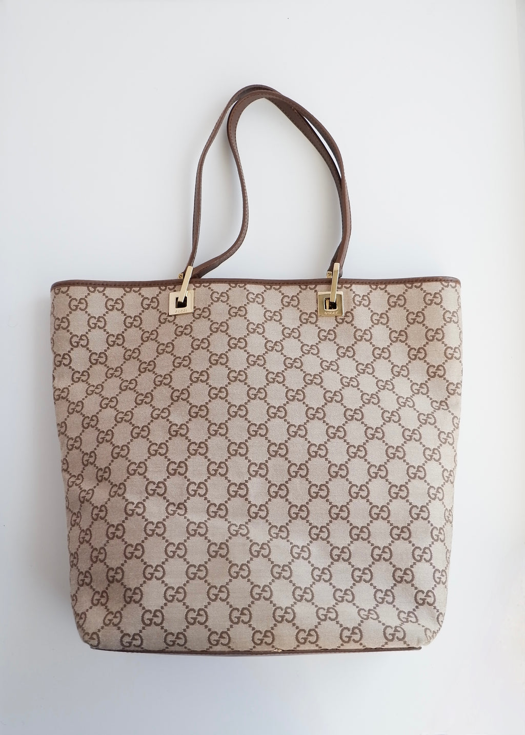 Authentic Preowned Gucci Brown GG Canvas Tote Bag