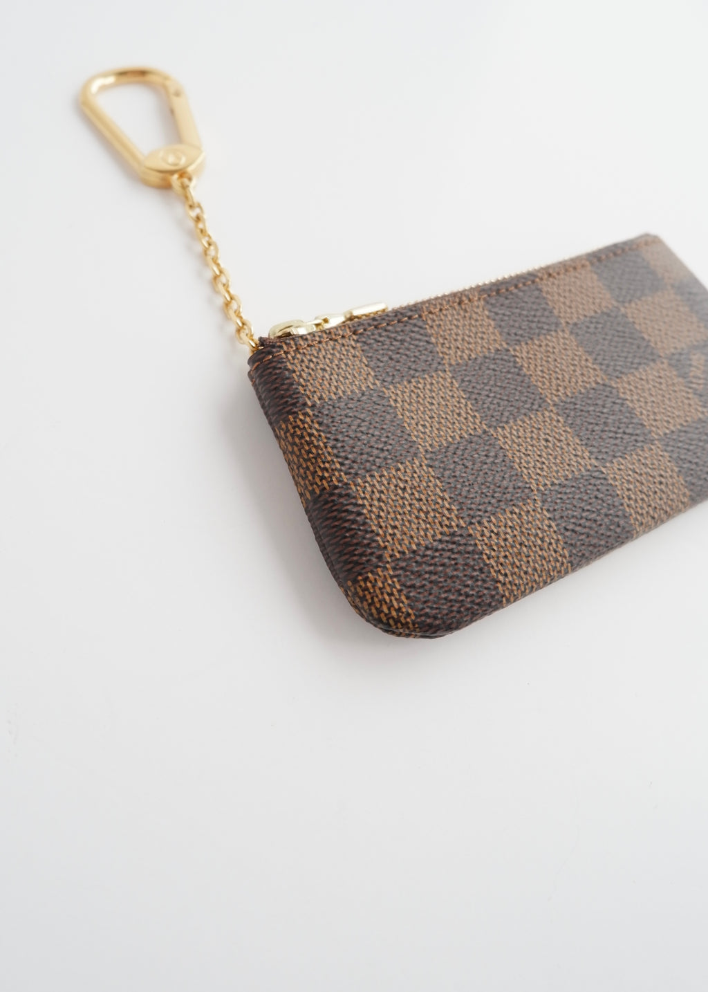 Authentic Preowned Louis Vuitton Damier Ebene Pochette Cle