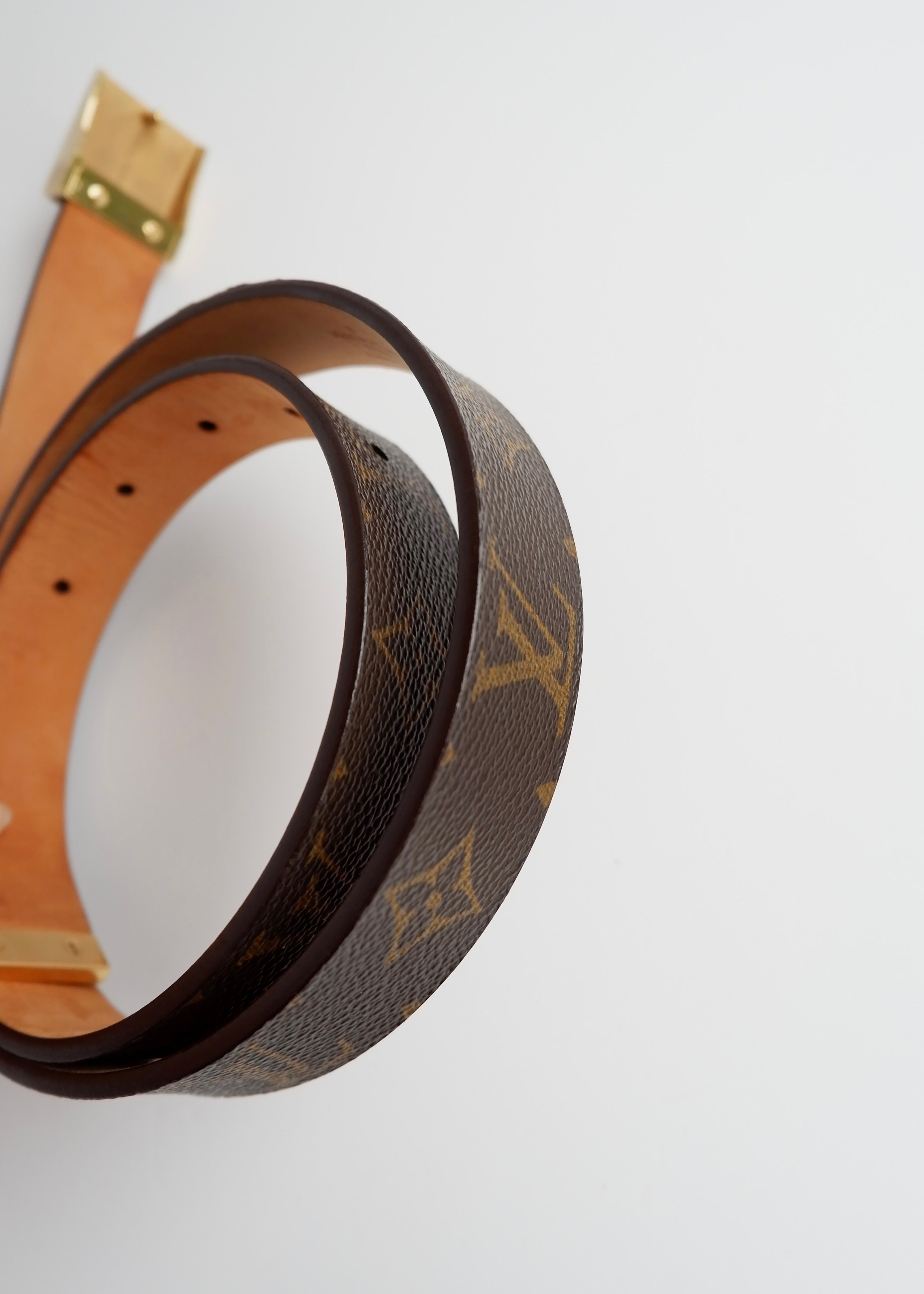 Authentique Ceinture Louis Vuitton Monogram Ceinture Carre d'occasion - 85