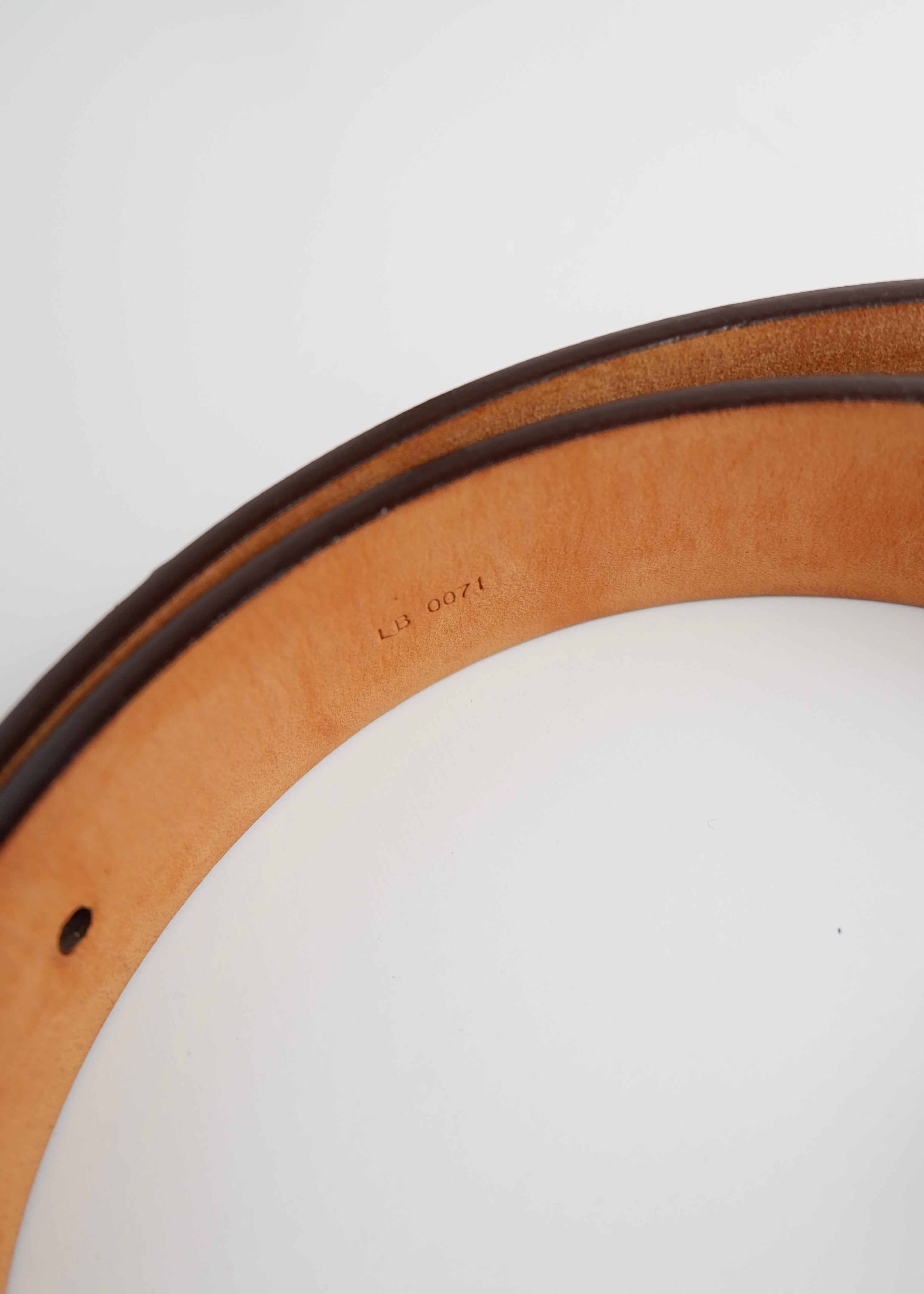 Authentique Ceinture Louis Vuitton Monogram Ceinture Carre d'occasion - 85