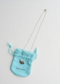Authentic Preowned Tiffany (925) Silver Large Bean Necklace