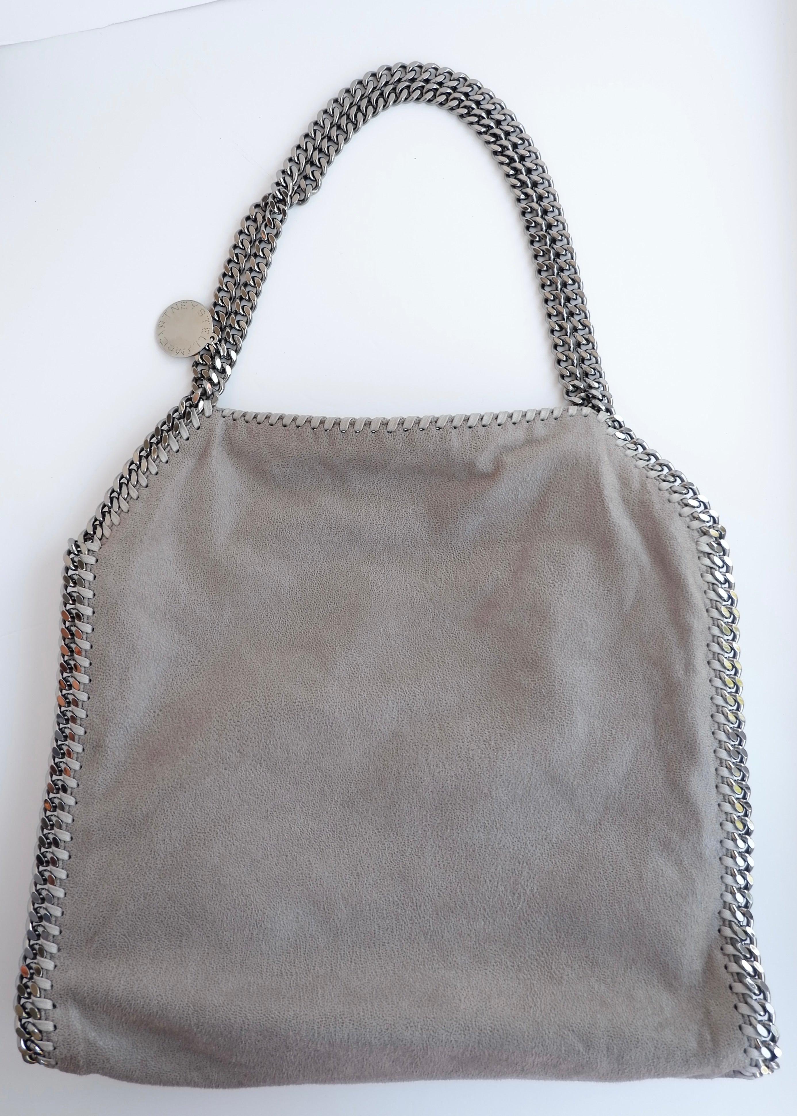 Sac à bandoulière Stella McCartney Falabella gris d'occasion authentique