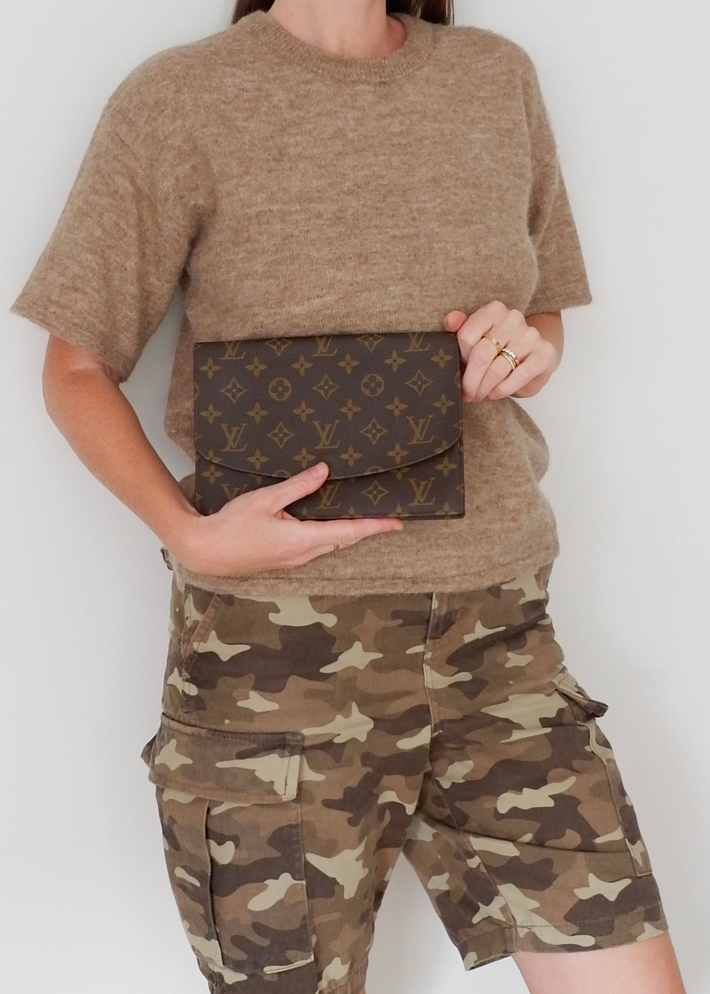 Preowned Vintage Louis Vuitton Monogram Clutch