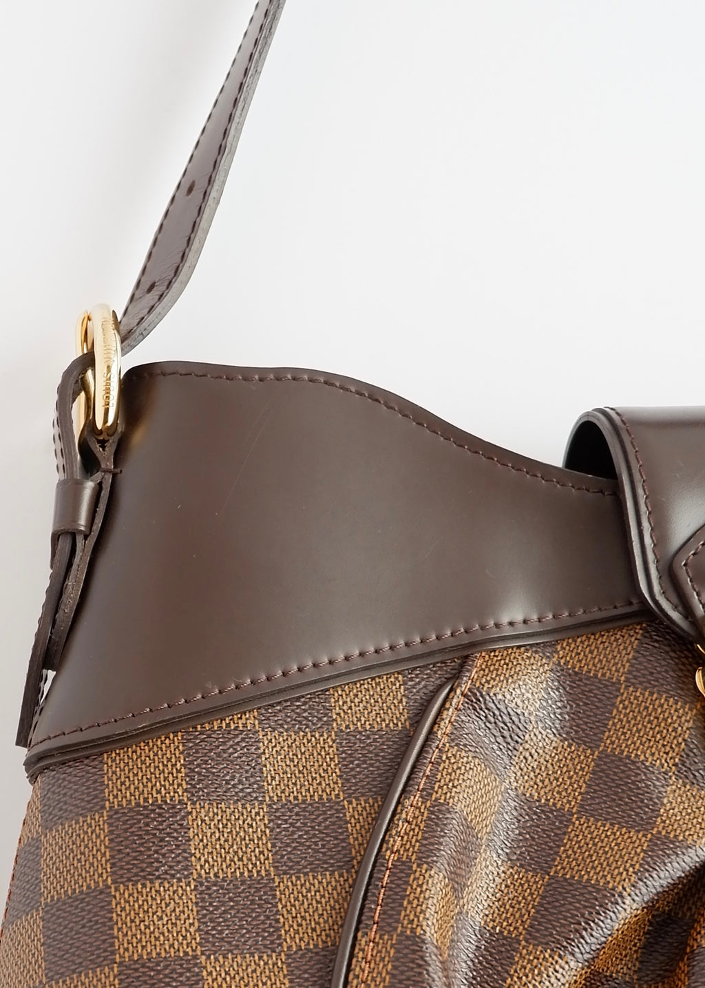 Authentic Preowned Louis Vuitton Damier Ebene Sistina MM Shoulder Bag