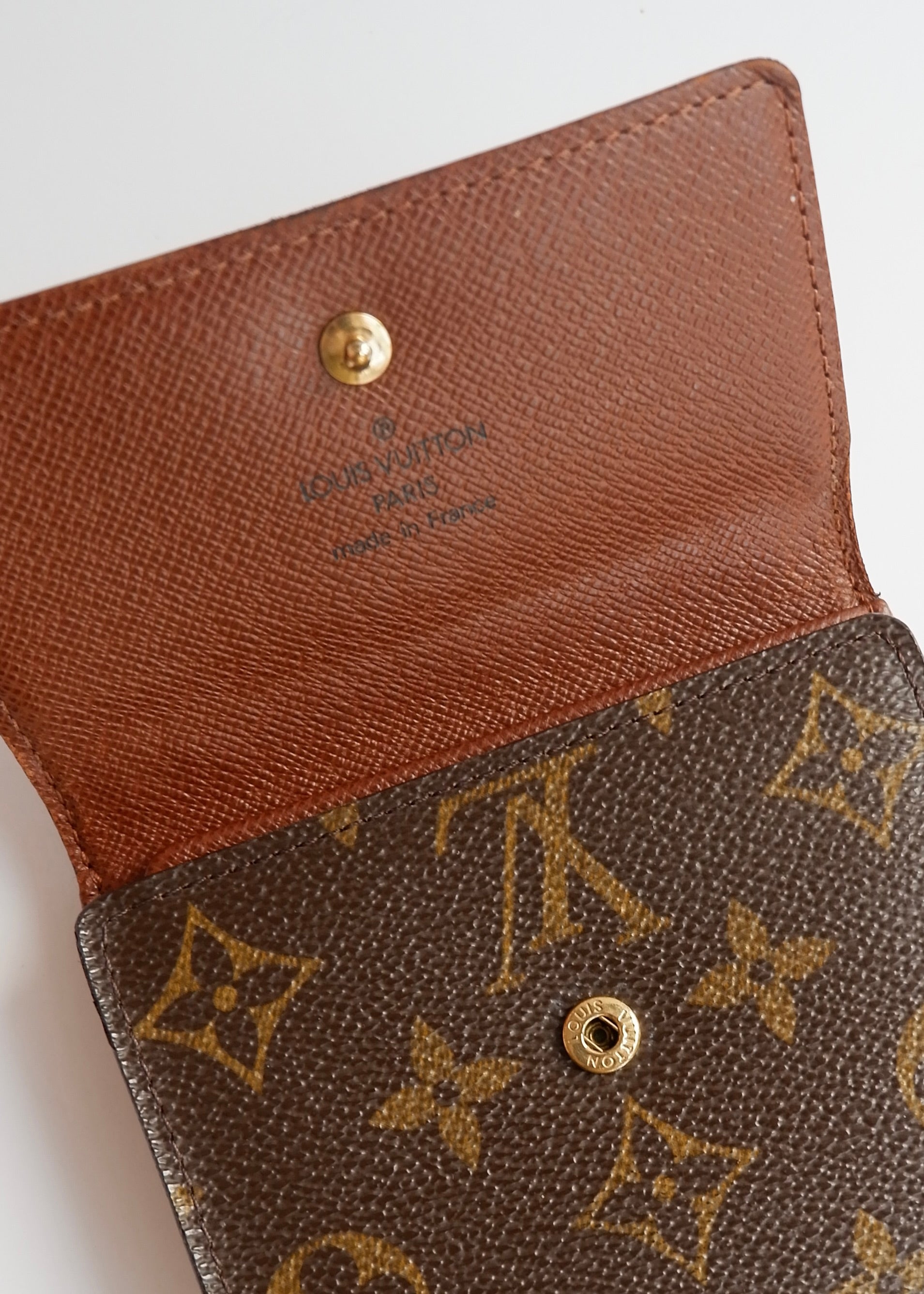 Preowned Louis Vuitton Brown Monogram Coated Canvas Compact Wallet