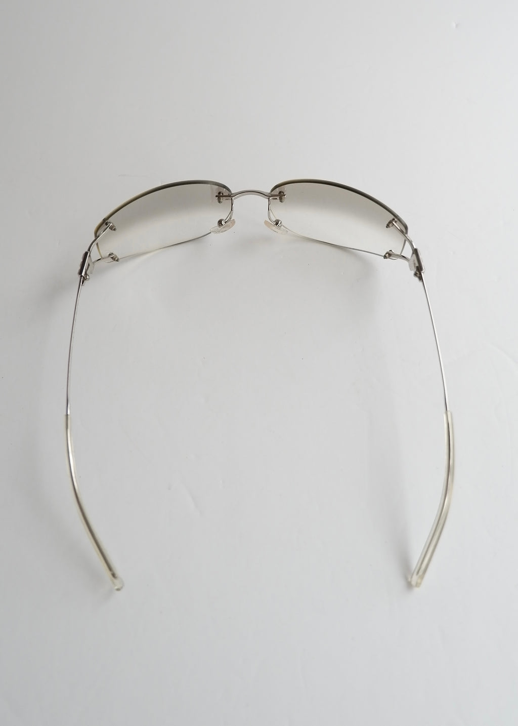 Preowned Fendi Transparent Frame Sunglasses