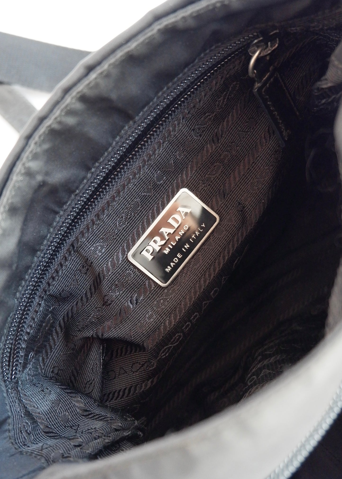 Authentic Preowned Prada Black Nylon Crossbody Bag