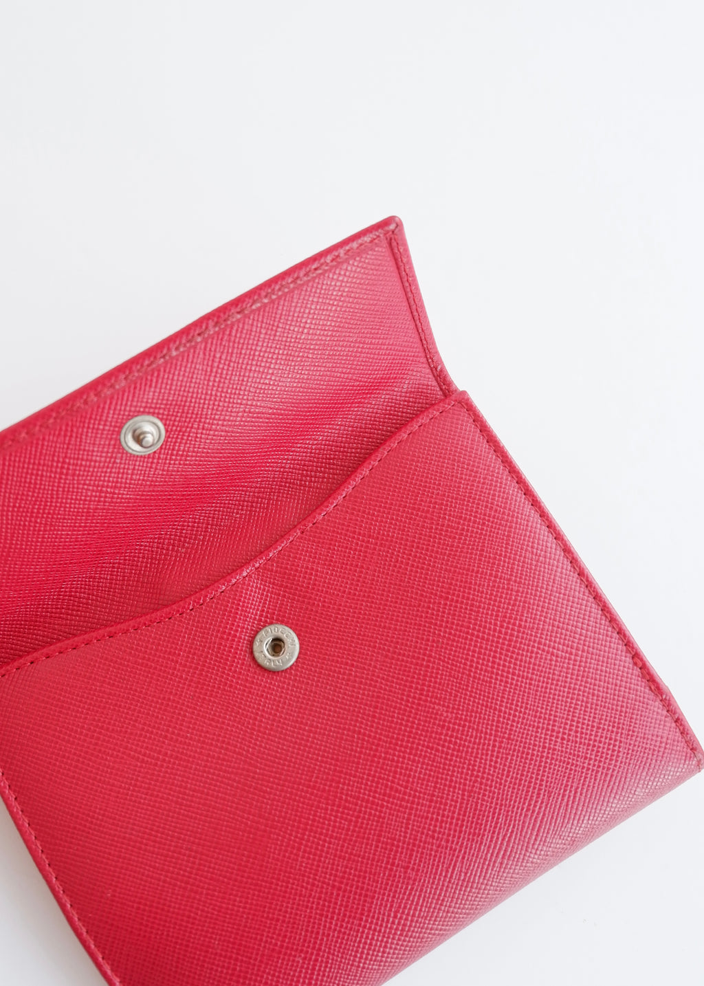 Authentic Preowned Prada Red Saffiano Leather Bi Fold Wallet
