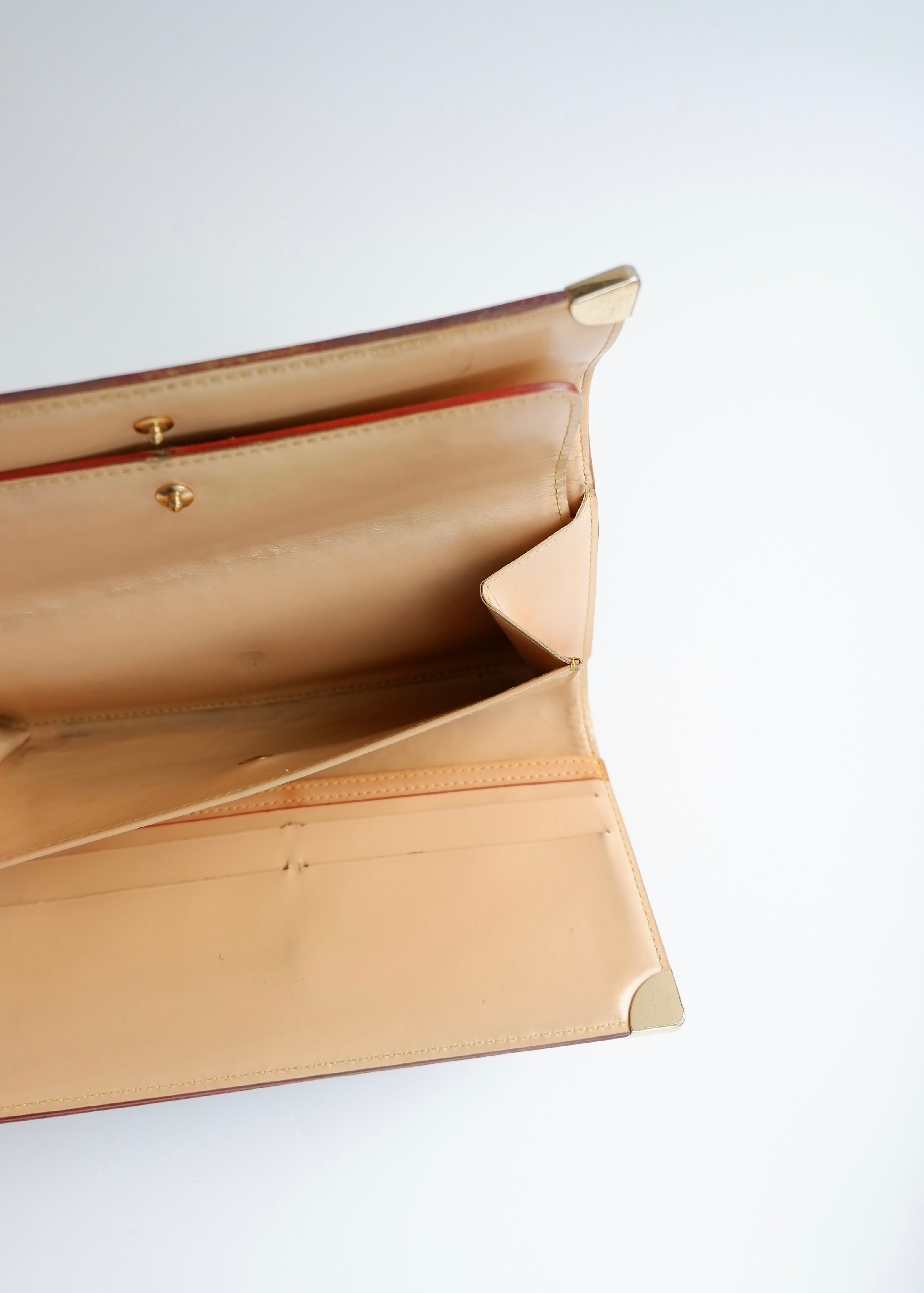 Portefeuille long Louis Vuitton noir multi d'occasion authentique