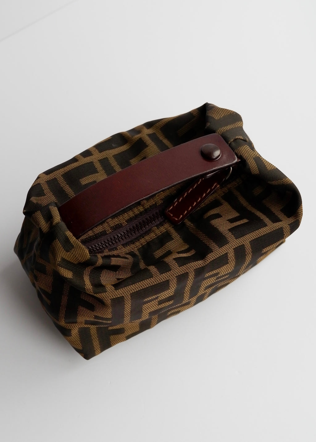 Authentic Preowned Fendi Zucca Hand Pouch