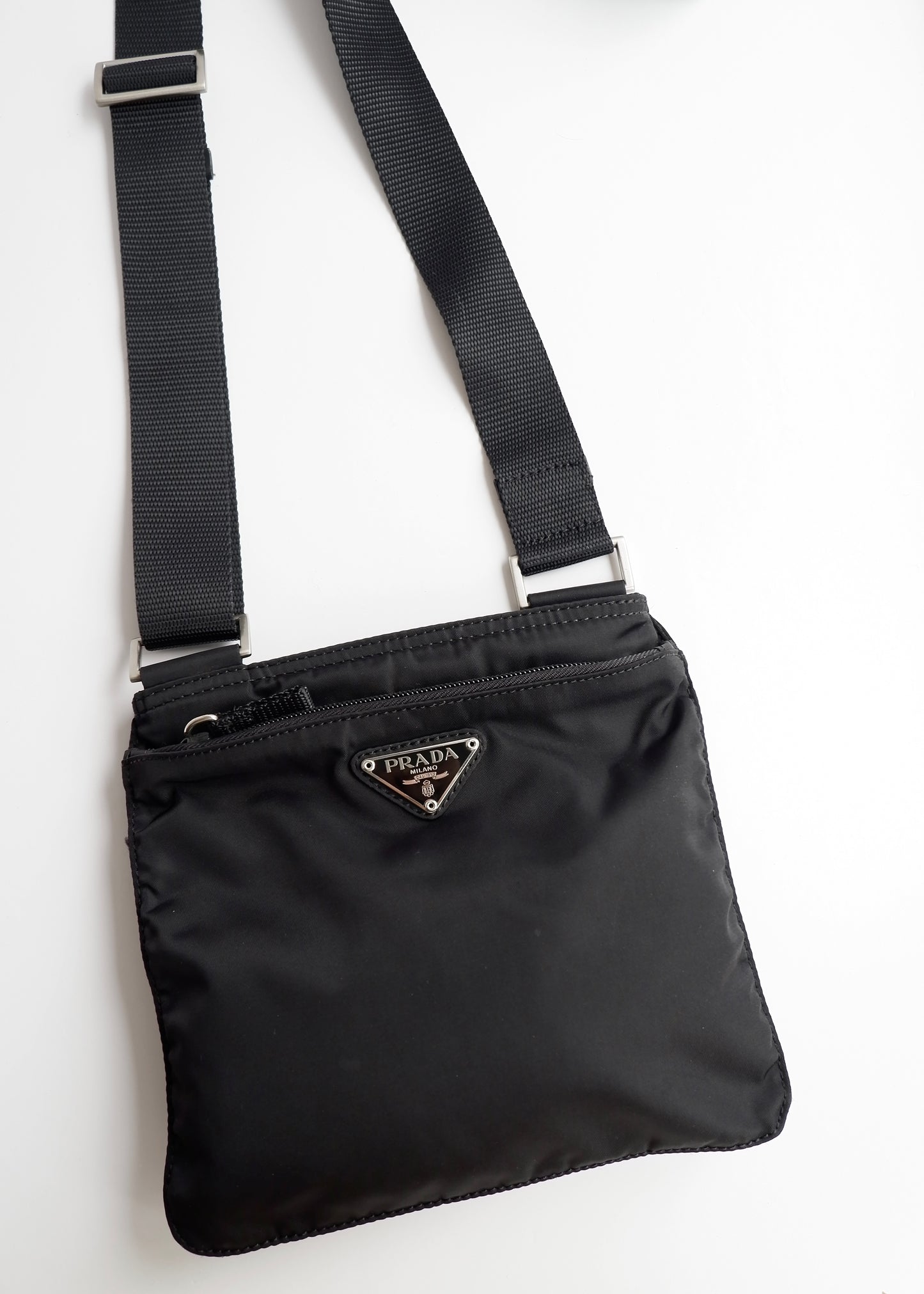 Authentic Preowned Prada Black Nylon Crossbody