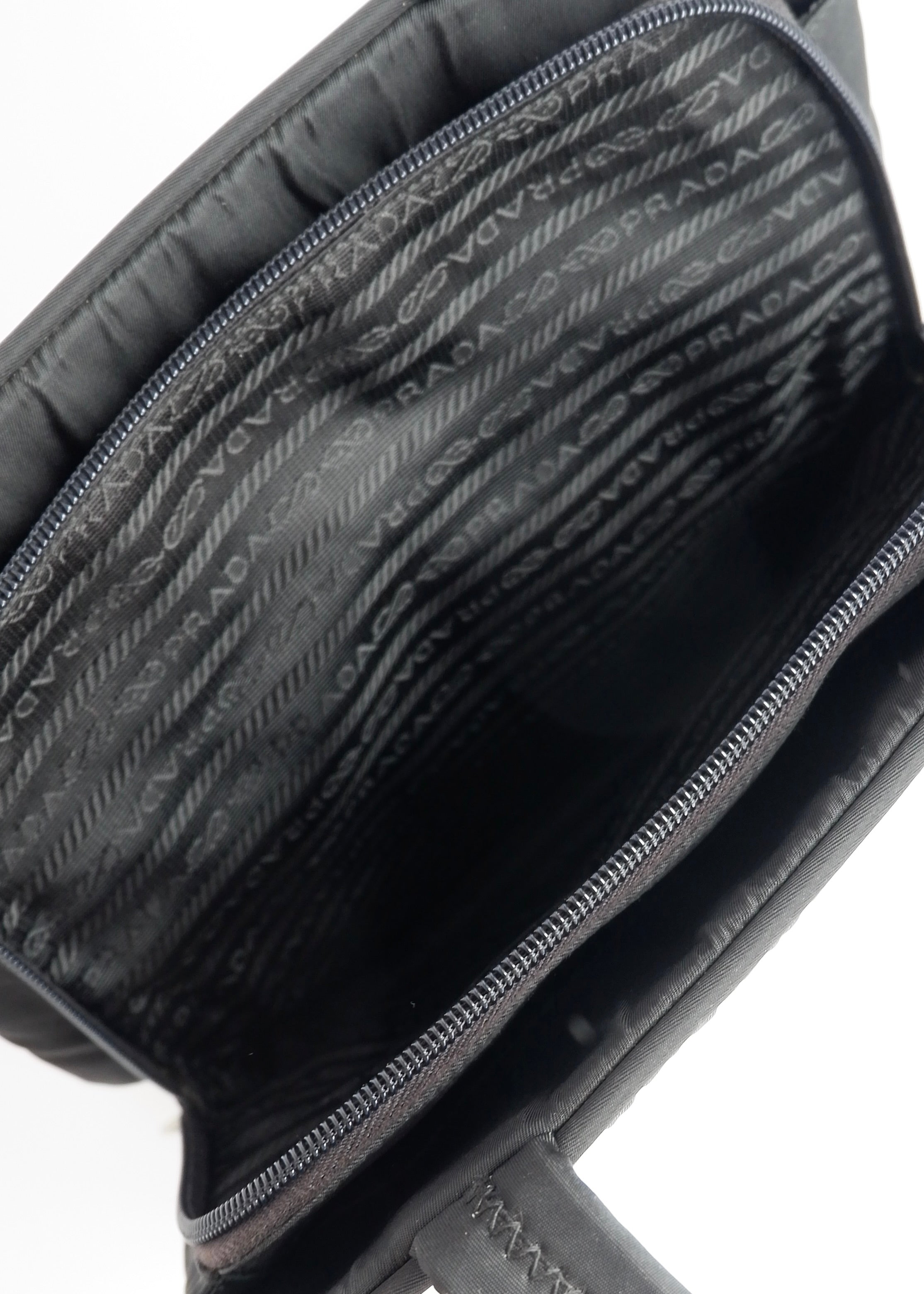 Authentic Preowned Prada Black Nylon Top Handle/ Tote Bag