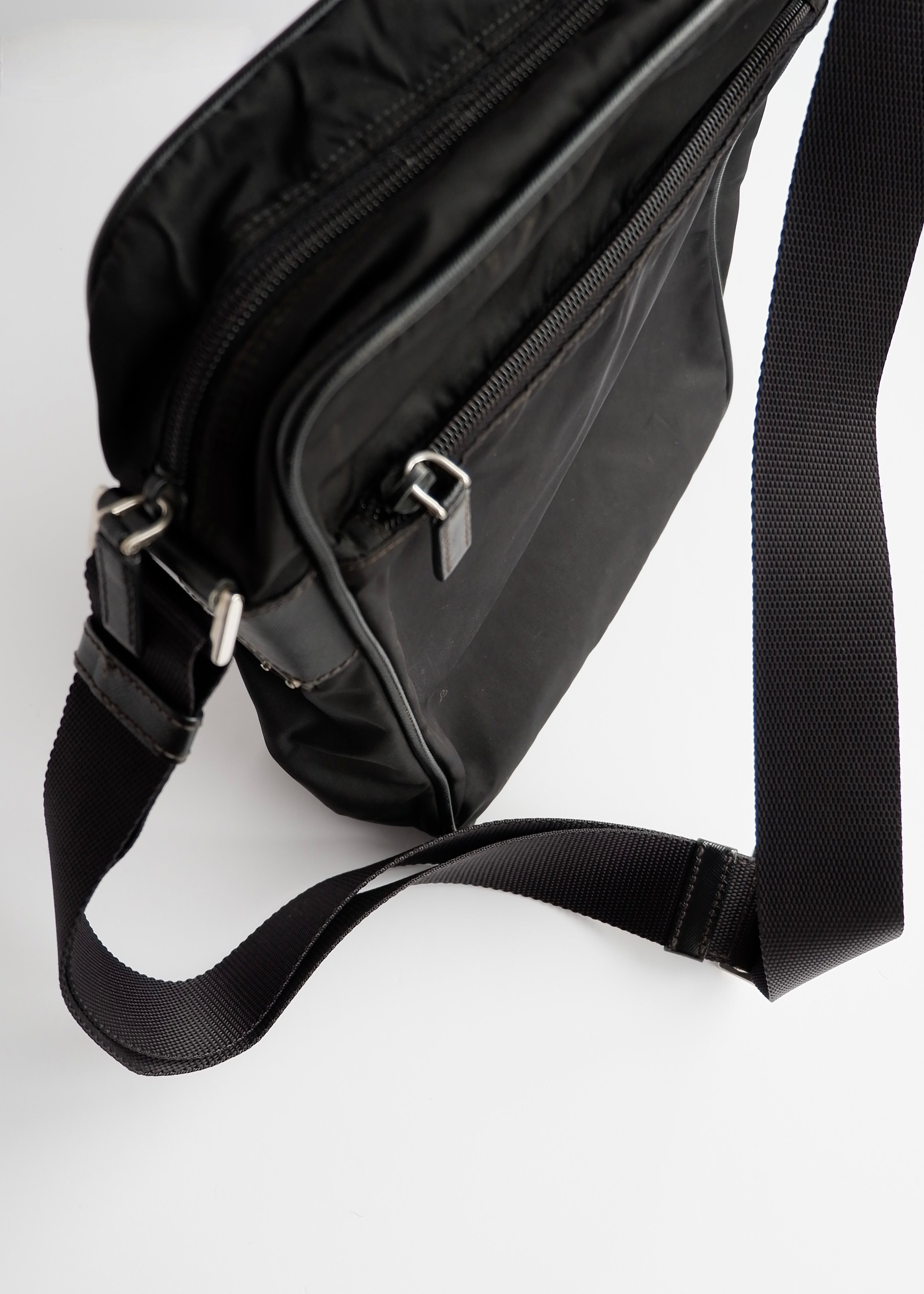 Authentic Preowned Prada Black Nylon Crossbody Bag