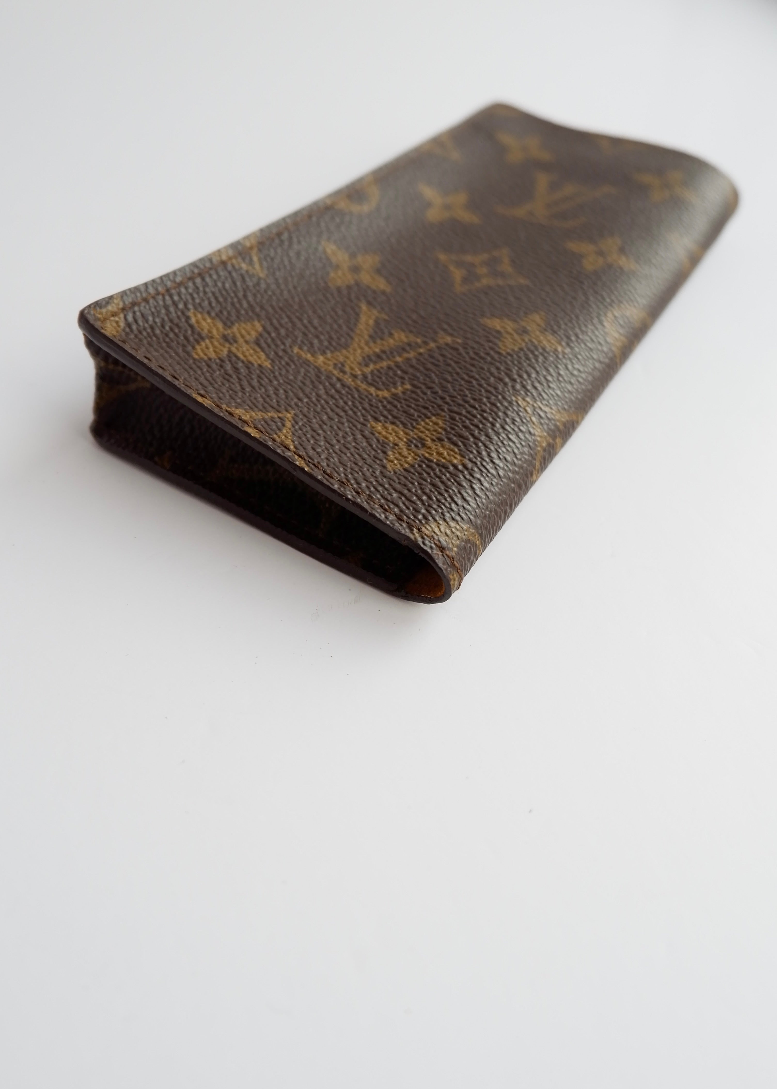 Authentic Preowned Vintage Louis Vuitton Monogram Glasses Case