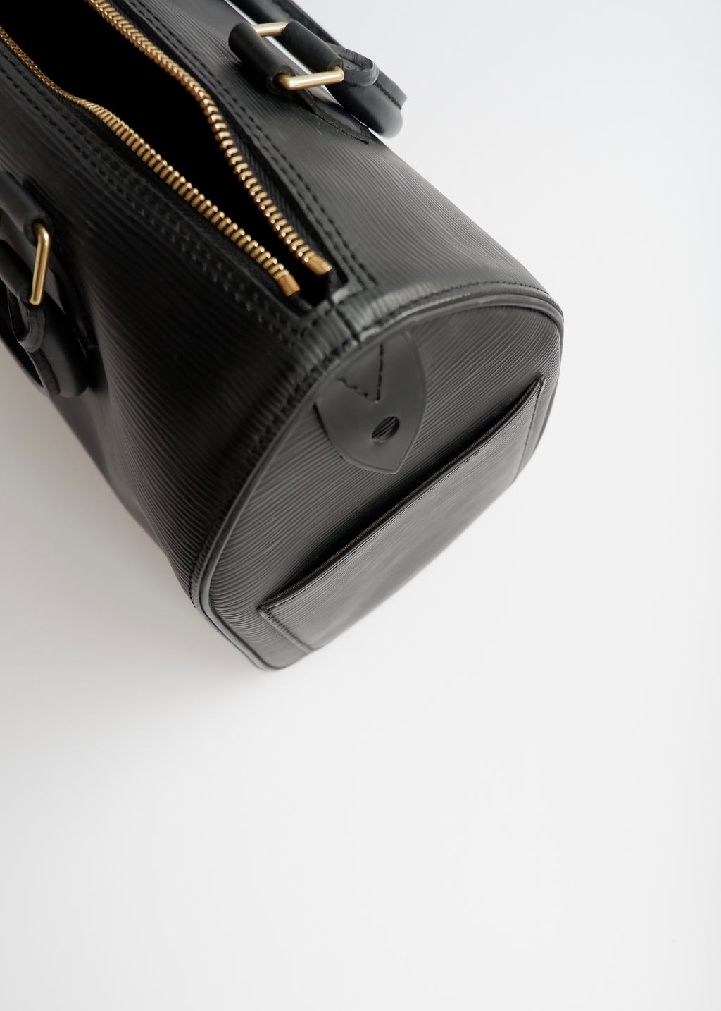 Authentic Preowned Louis Vuitton Black Epi Speedy 25