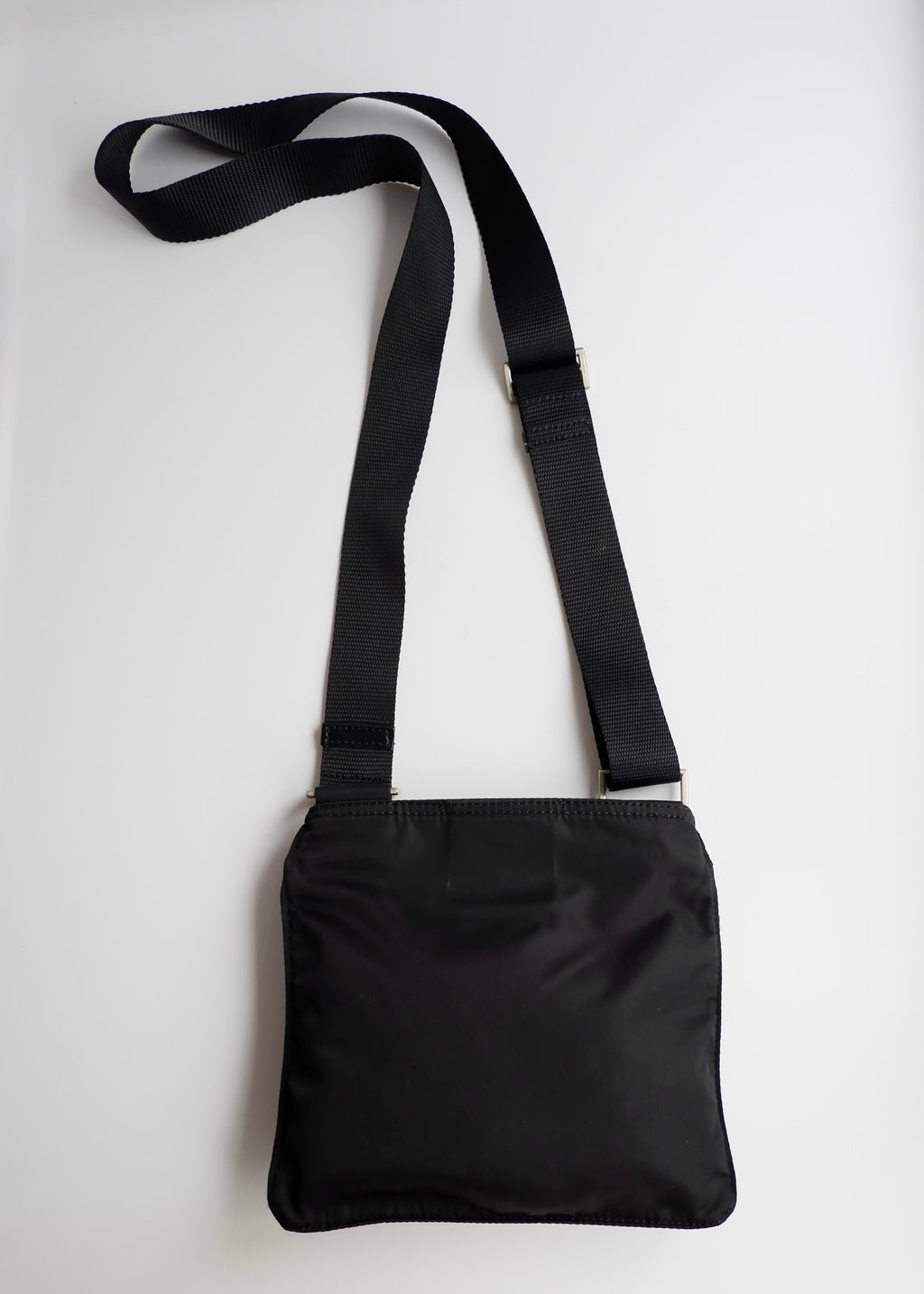 Authentic Preowned Prada Black Nylon Crossbody