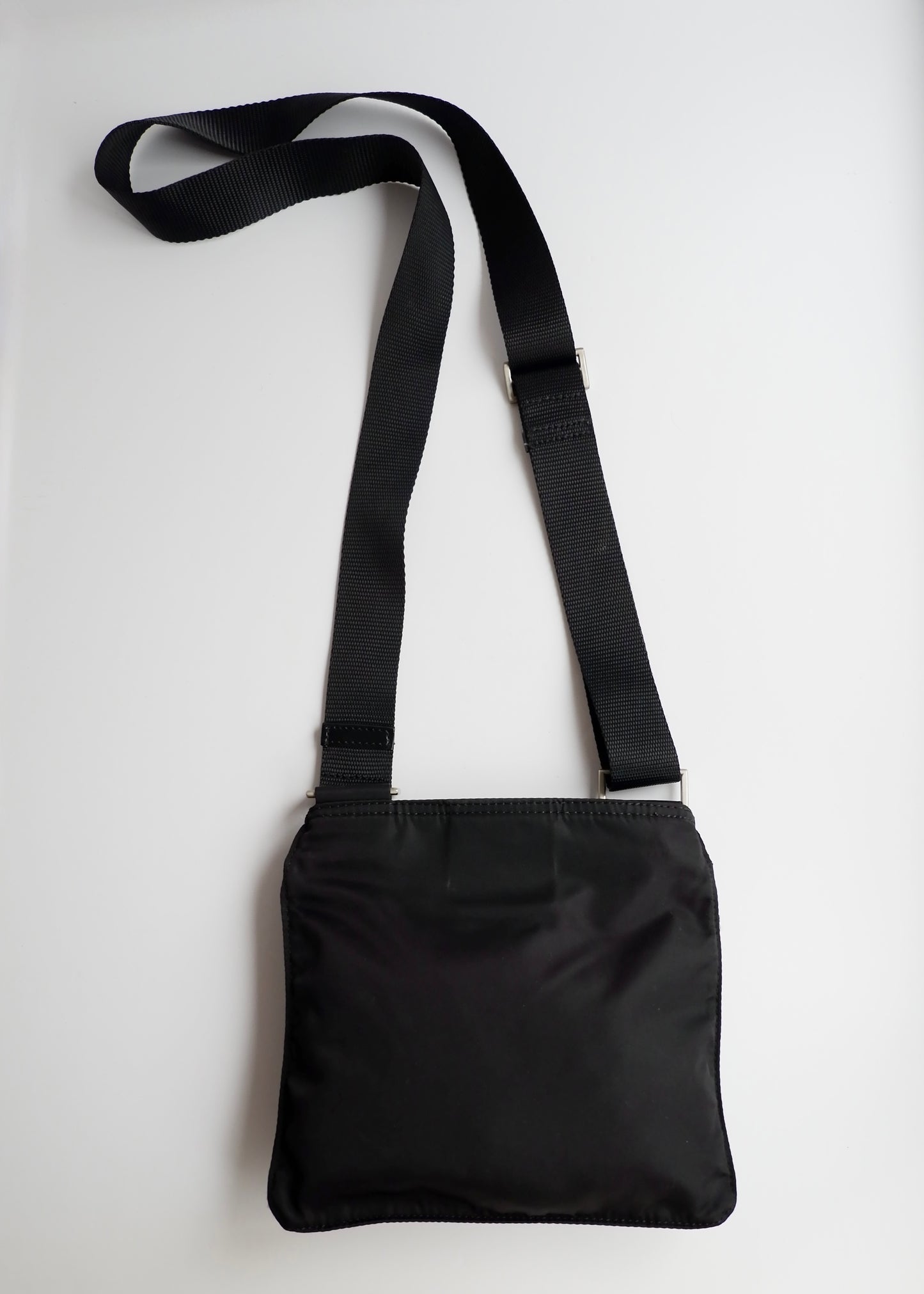 Authentic Preowned Prada Black Nylon Crossbody