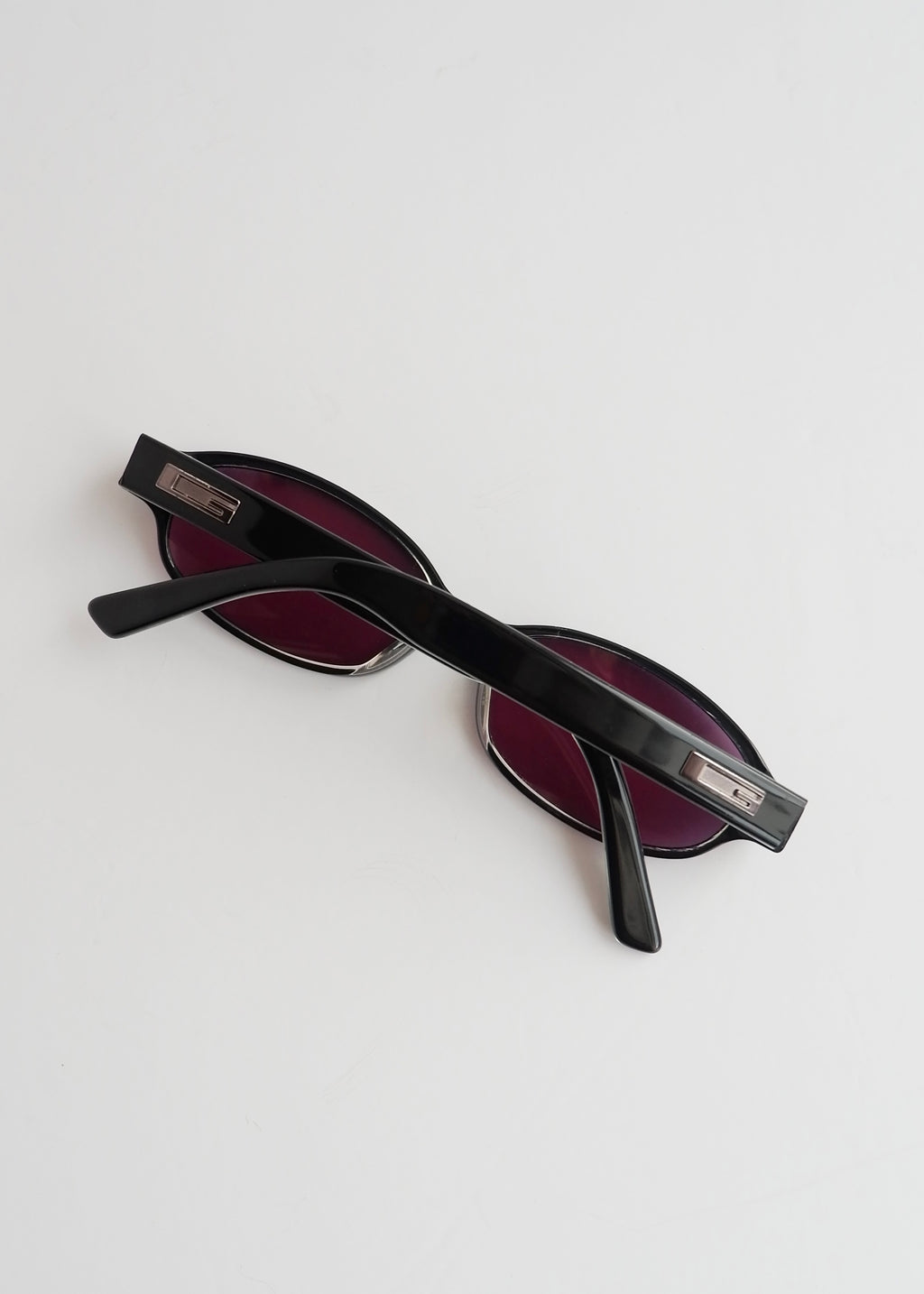 Authentic Preowned Gucci Round Frame Purple Lens Sunglasses