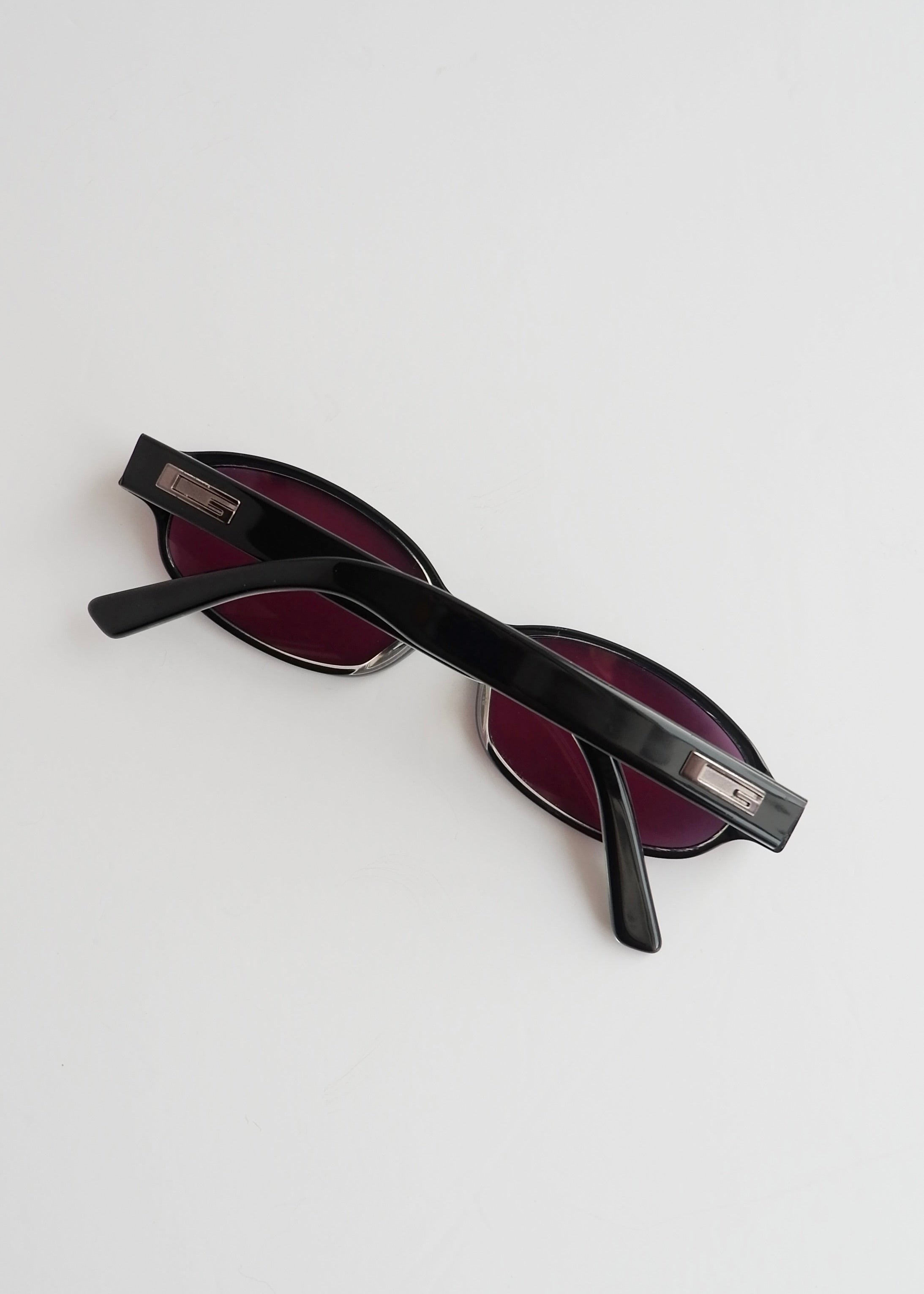 Authentic Preowned Gucci Round Frame Purple Lens Sunglasses