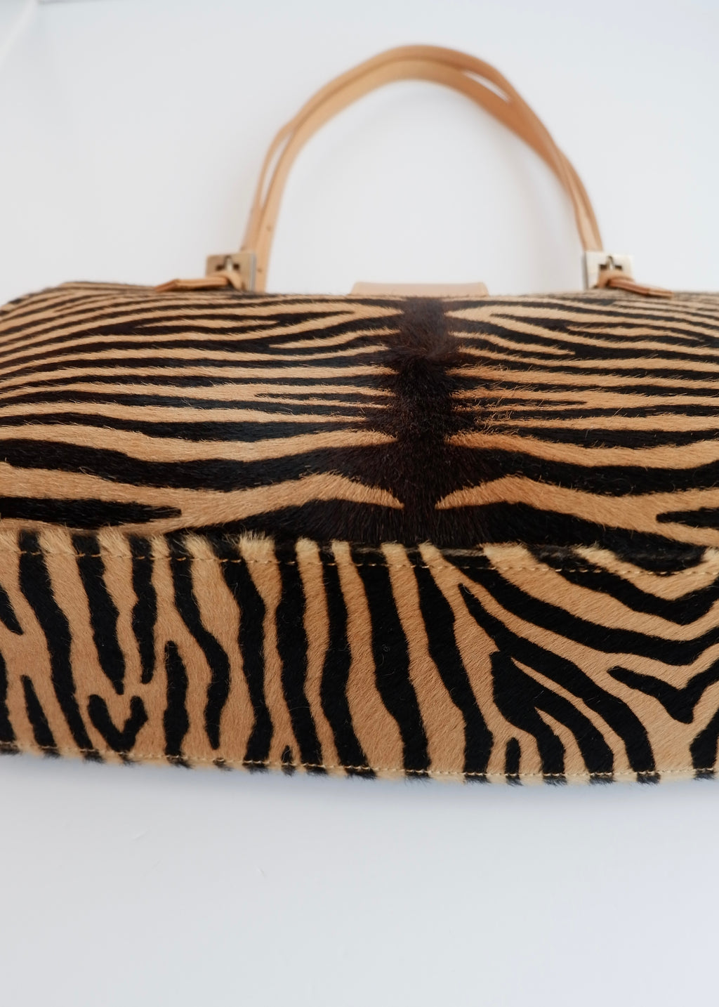 Authentic Preowned Fendi Zebra Print Shoulder Bag
