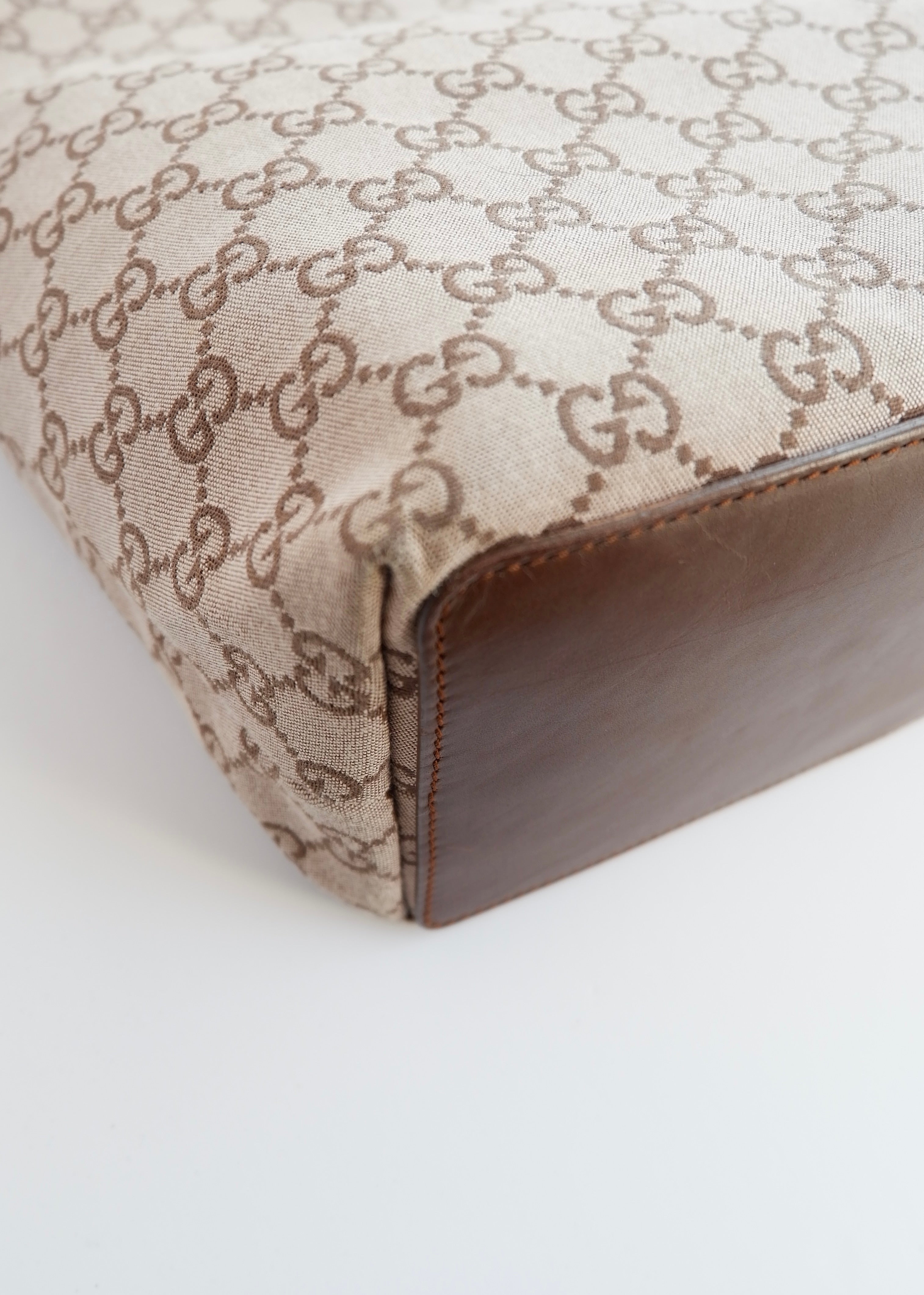 Authentic Preowned Gucci Brown GG Canvas Tote Bag