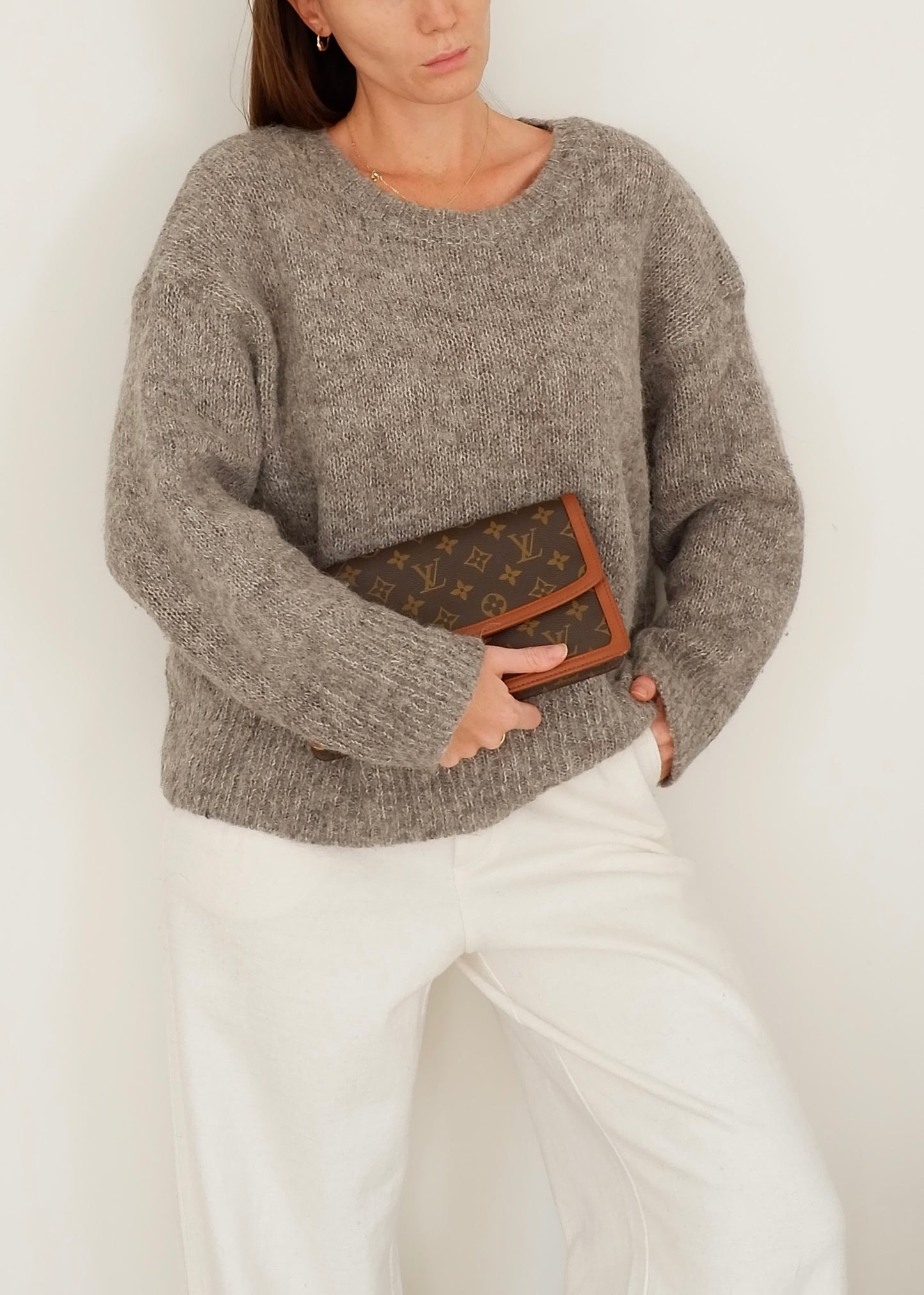 Authentic Preowned Vintage Louis Vuitton Monogram Pochette Dame Clutch