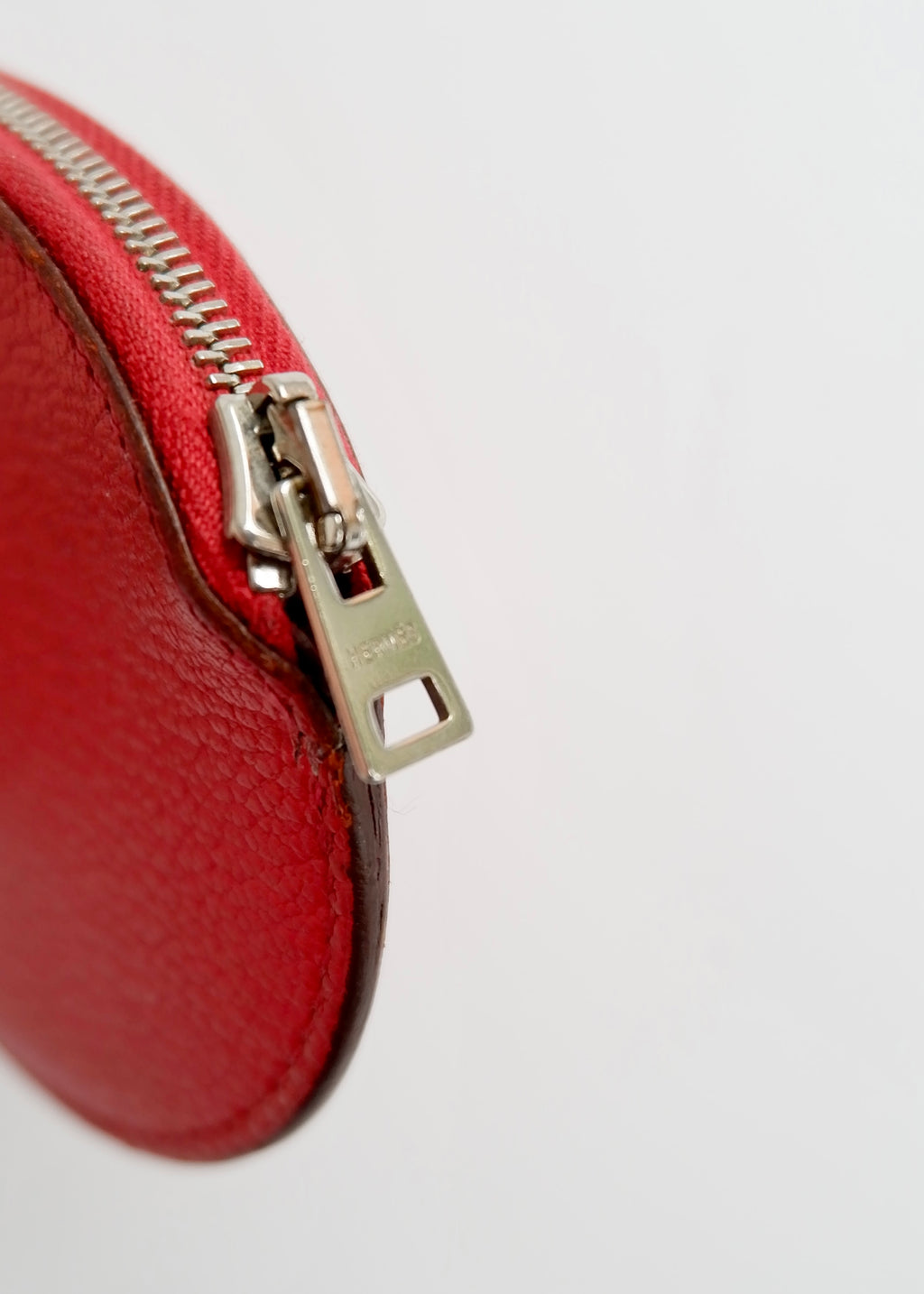 Porte-monnaie Hermès Evelyne en cuir Rose Tyrien d'occasion authentique