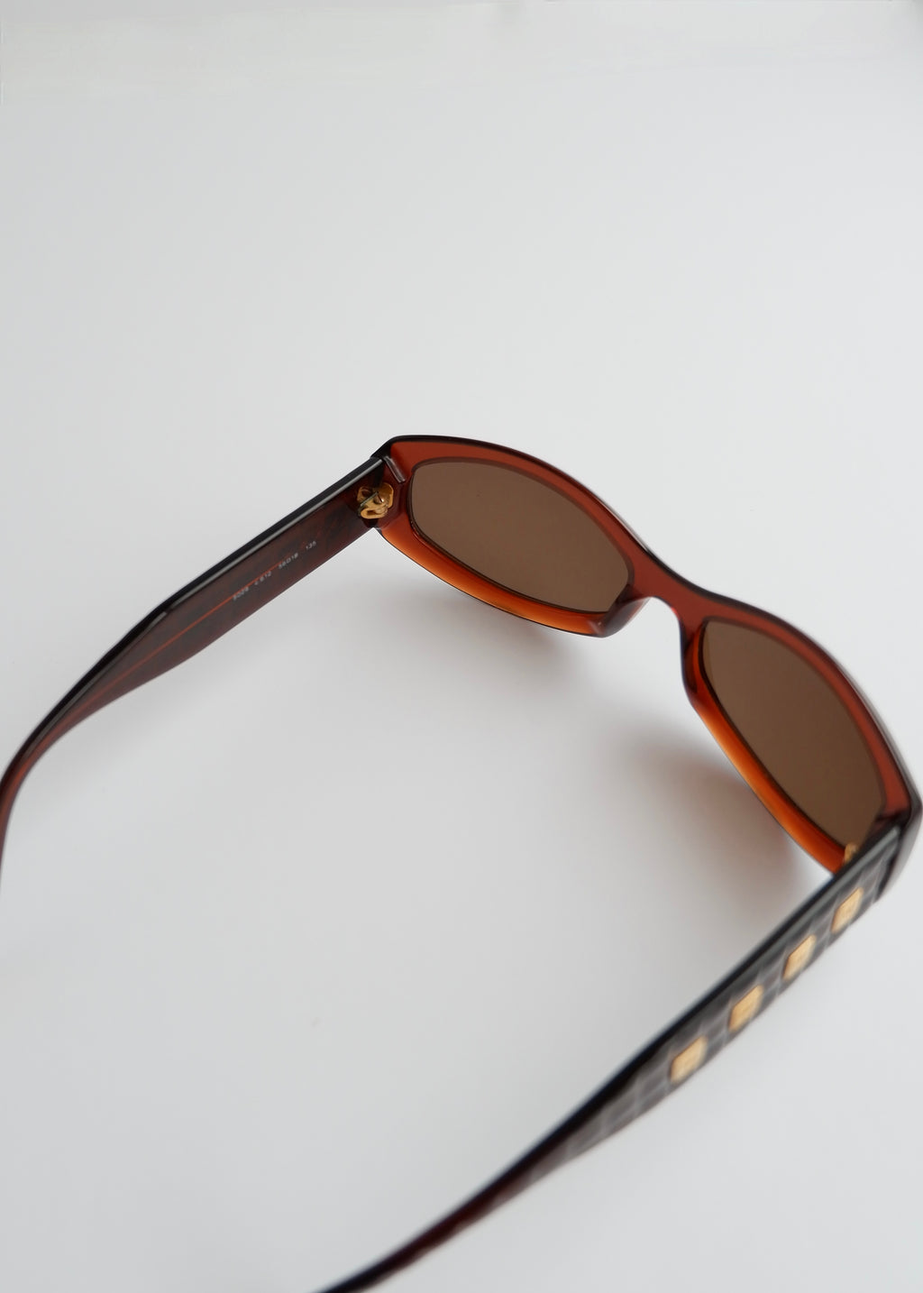 Authentic Preowned Vintage Chanel Brown Square Frame Sunglasses