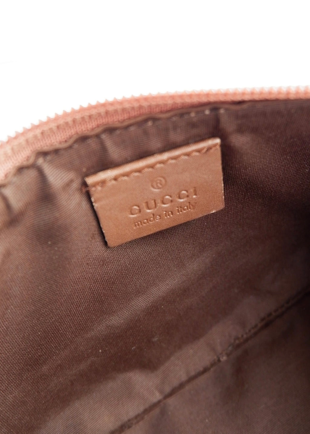 Authentic Preowned Gucci Brown GG Canvas Boat Pochette