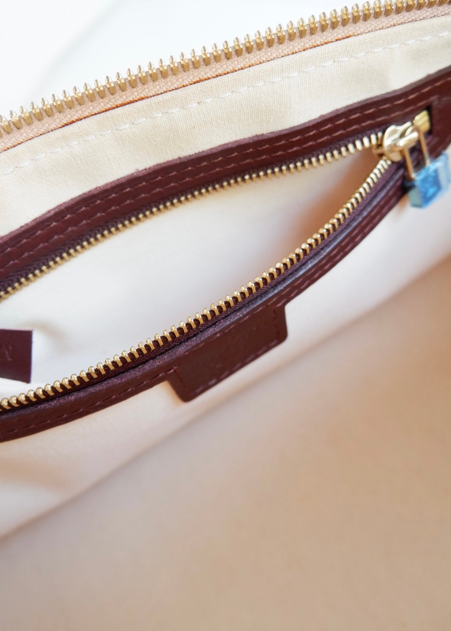 Authentic Preowned Louis Vuitton Burgundy Mini Lin Long Alma
