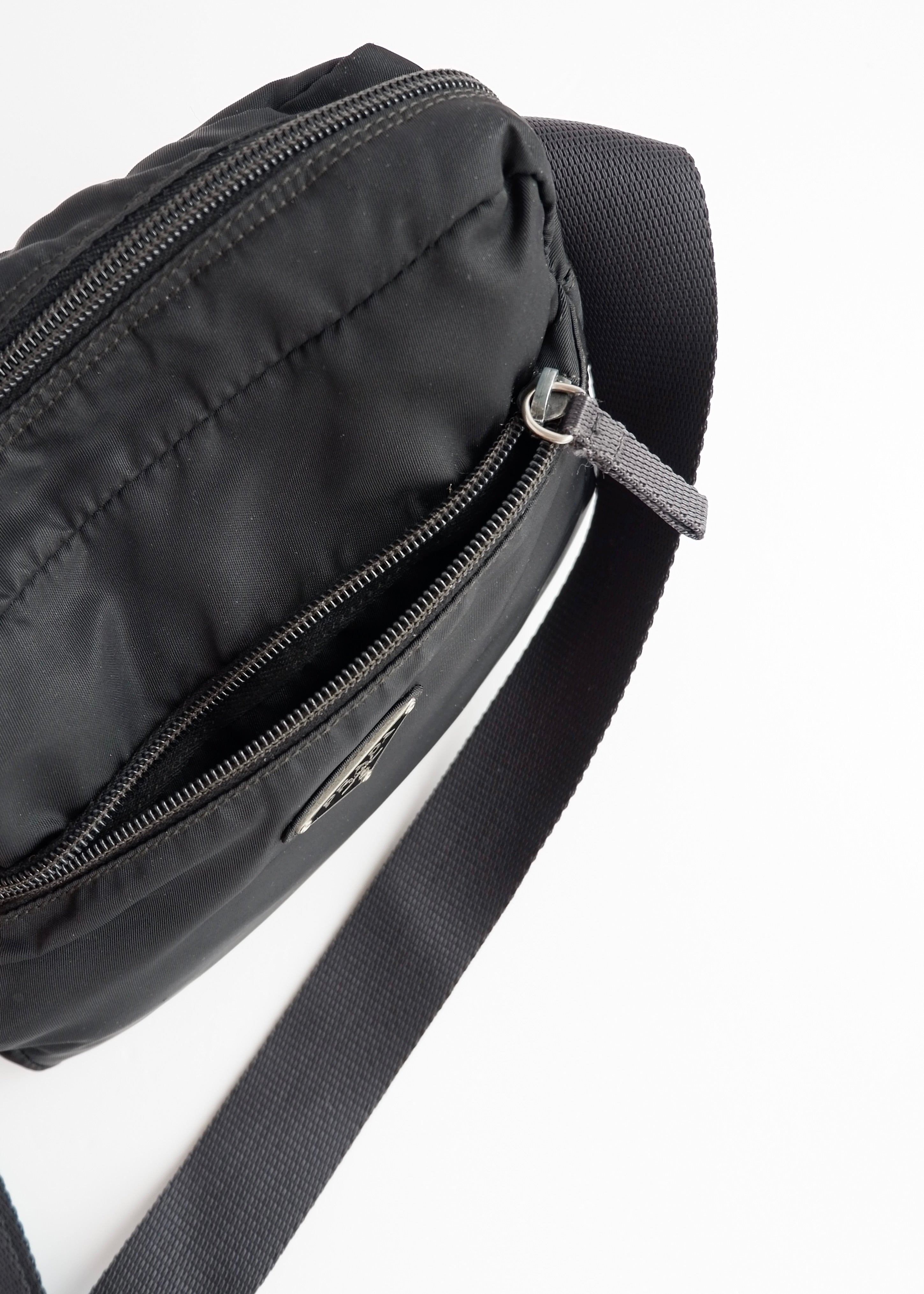 Authentic Preowned Prada Black Nylon Crossbody Bag