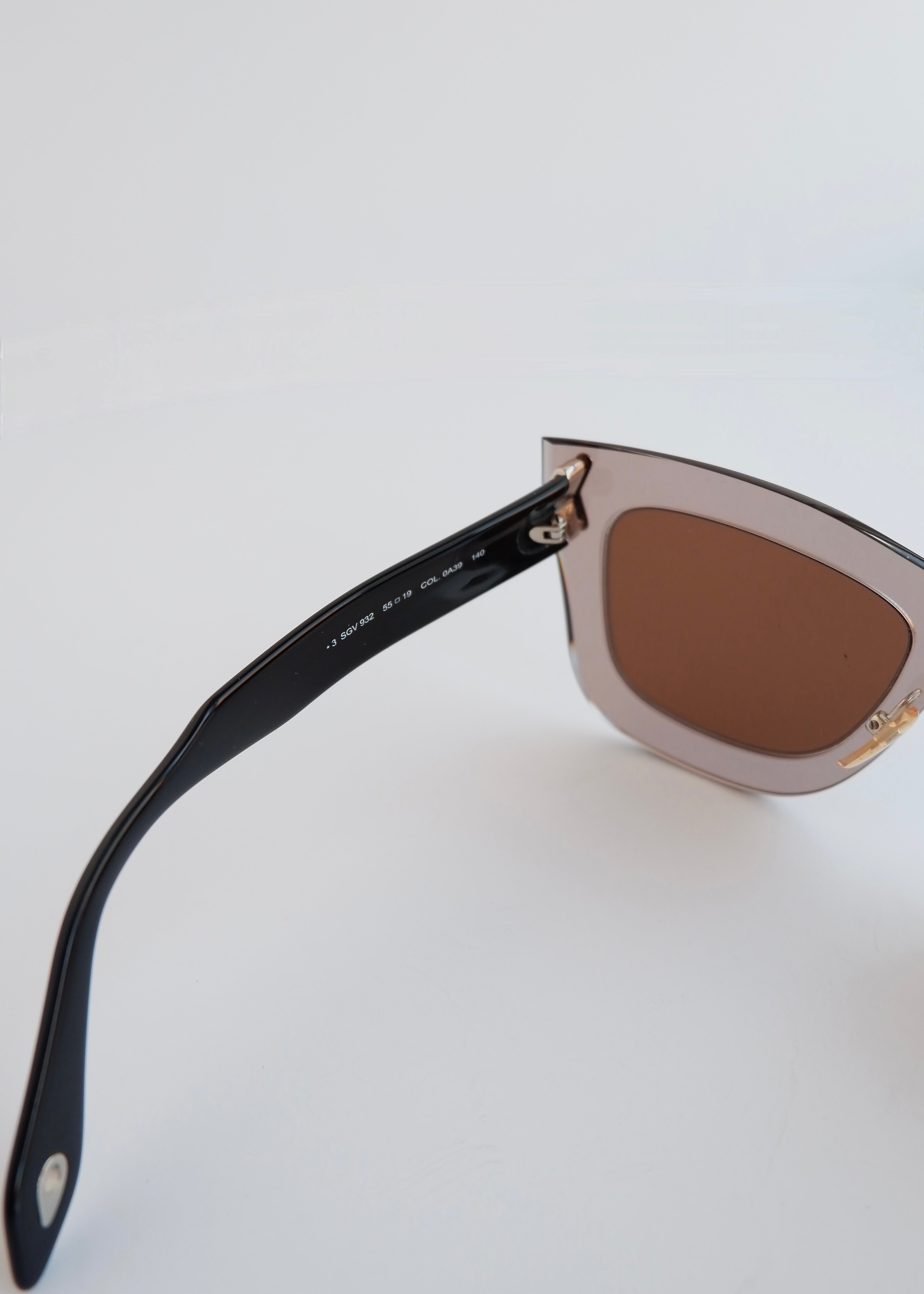 Authentic Preowned Givenchy Black/ Brown Cat Eye Sunglassses