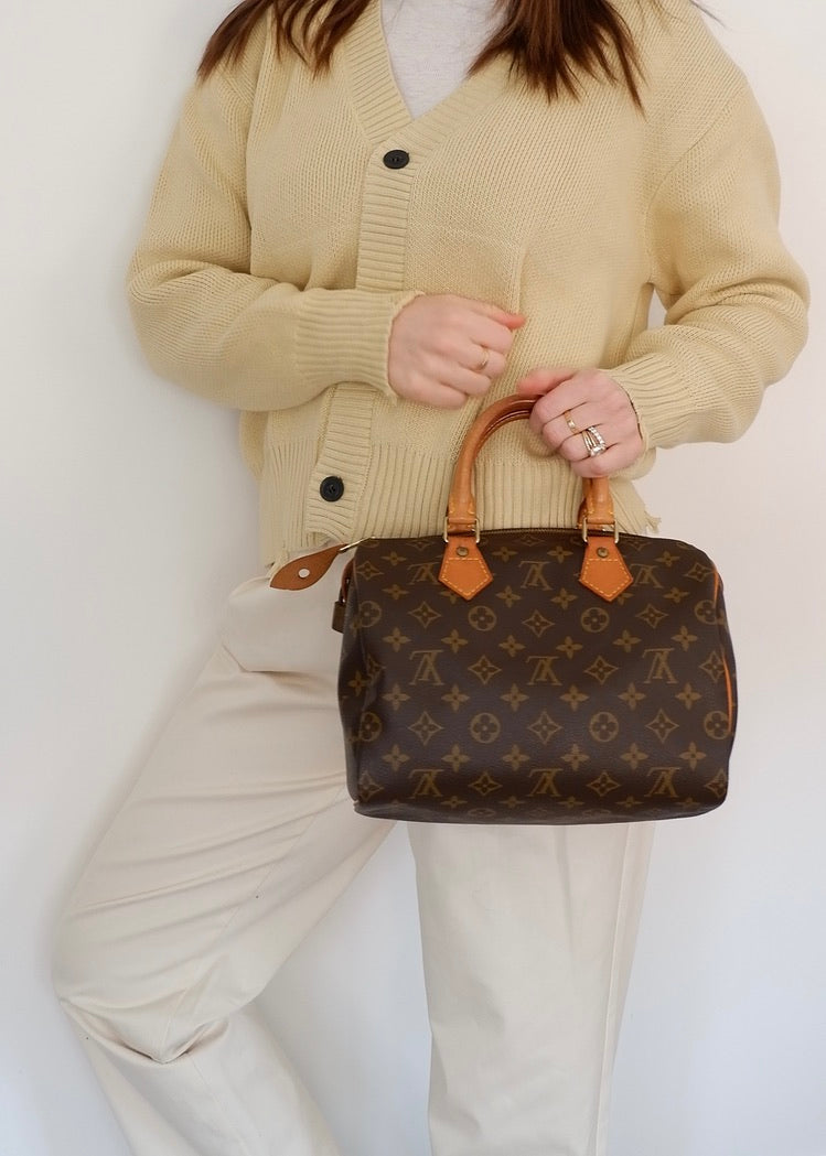 Authentique Louis Vuitton Monogram Speedy 25 d'occasion