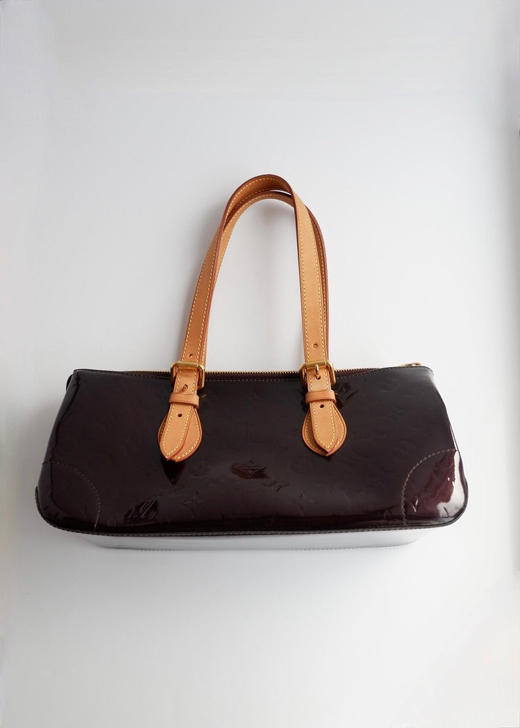 Authentic Preowned Louis Vuitton Monogram Vernis Amarante Rosewood Shoulder Bag