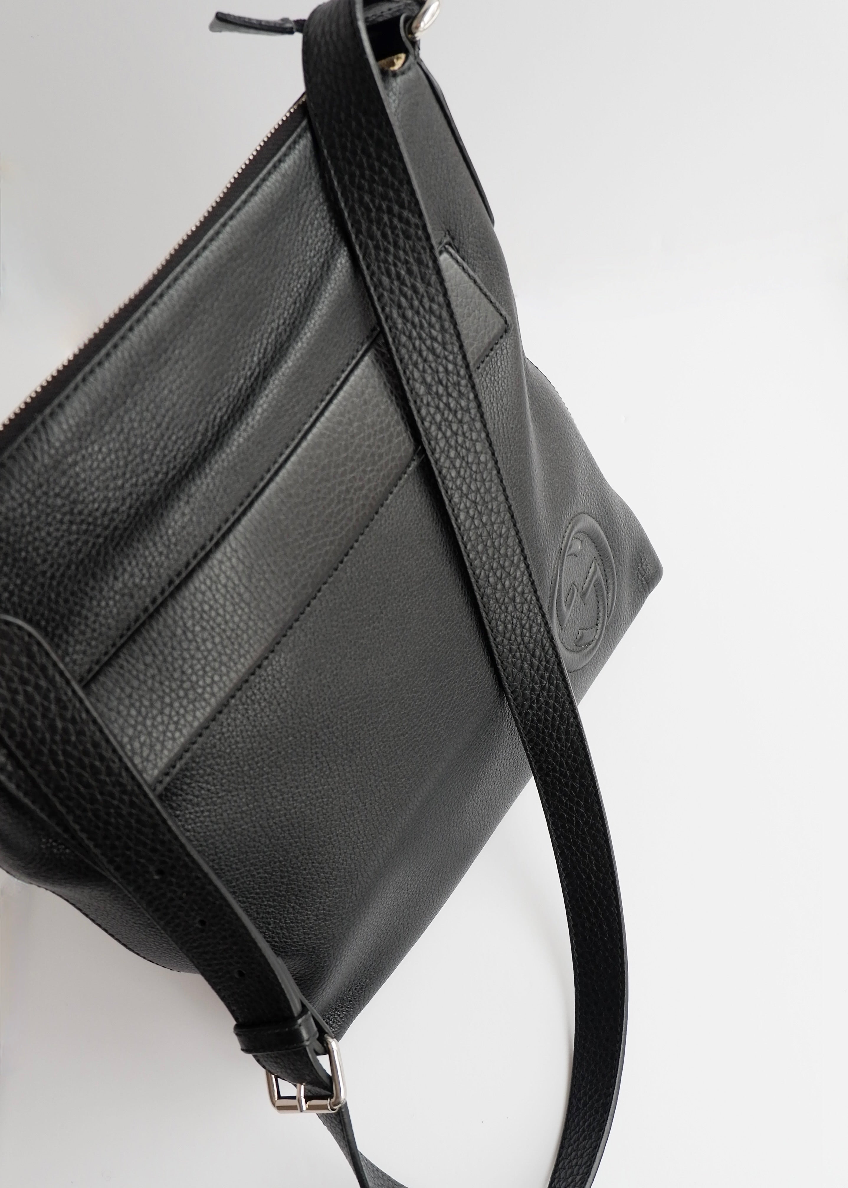 Authentic Preowned Gucci Black Leather Soho Crossbody