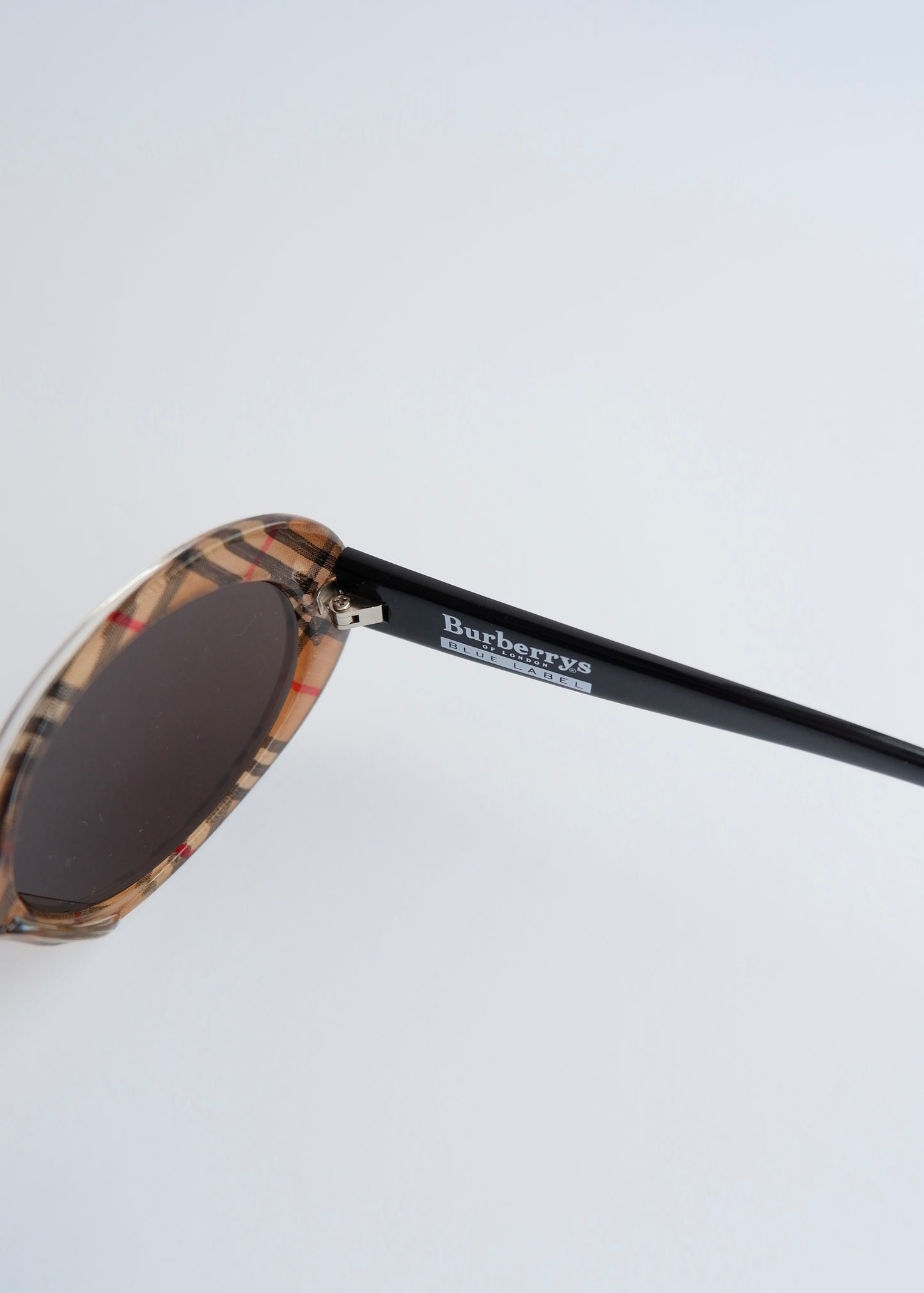 Authentic Preowned Vintage Burberrys of London Check Print Sunglasses