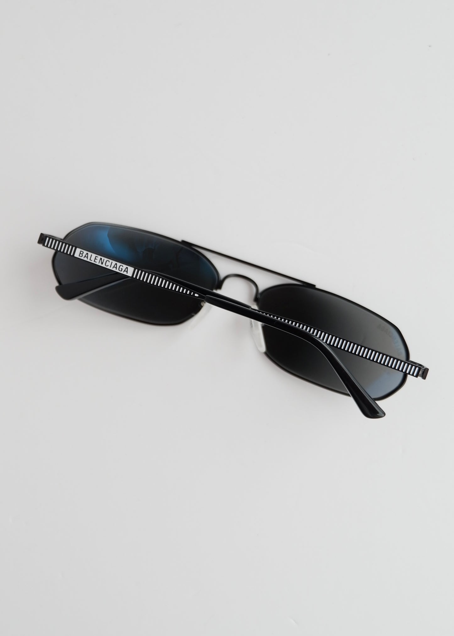 Authentic Preowned Balenciaga Black Small Frame Sunglasses