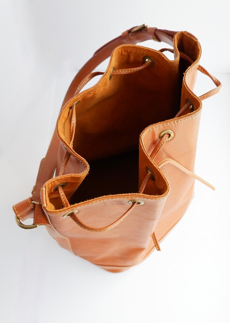 Authentic Preowned Louis Vuitton Brown Leather Epi Noe