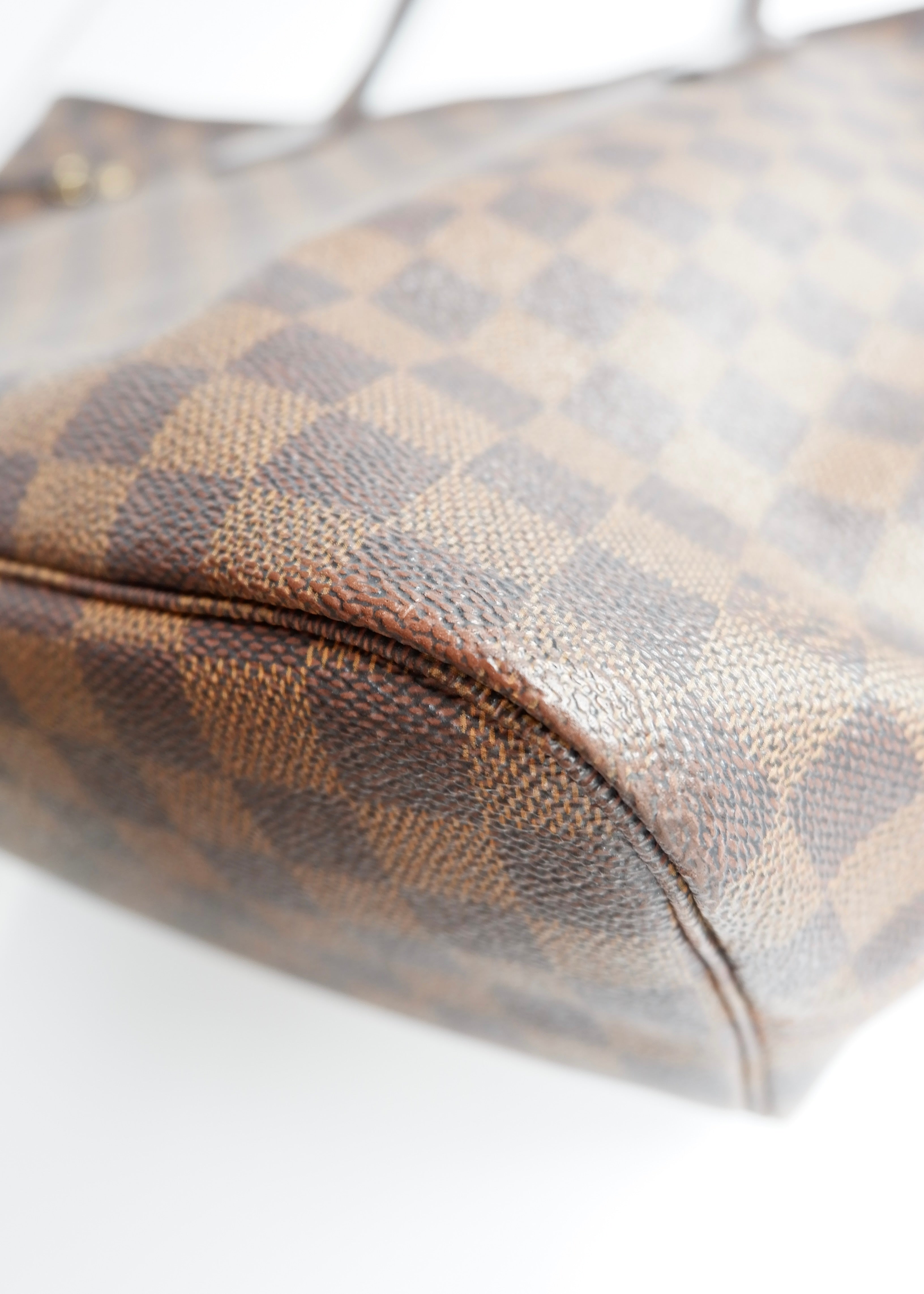 Preowned Louis Vuitton Damier Ebene Neverfull MM