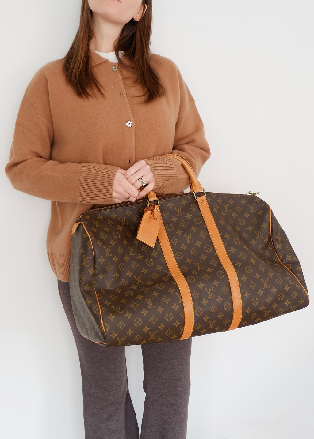 Authentique Louis Vuitton Monogram Keepall 55 d'occasion