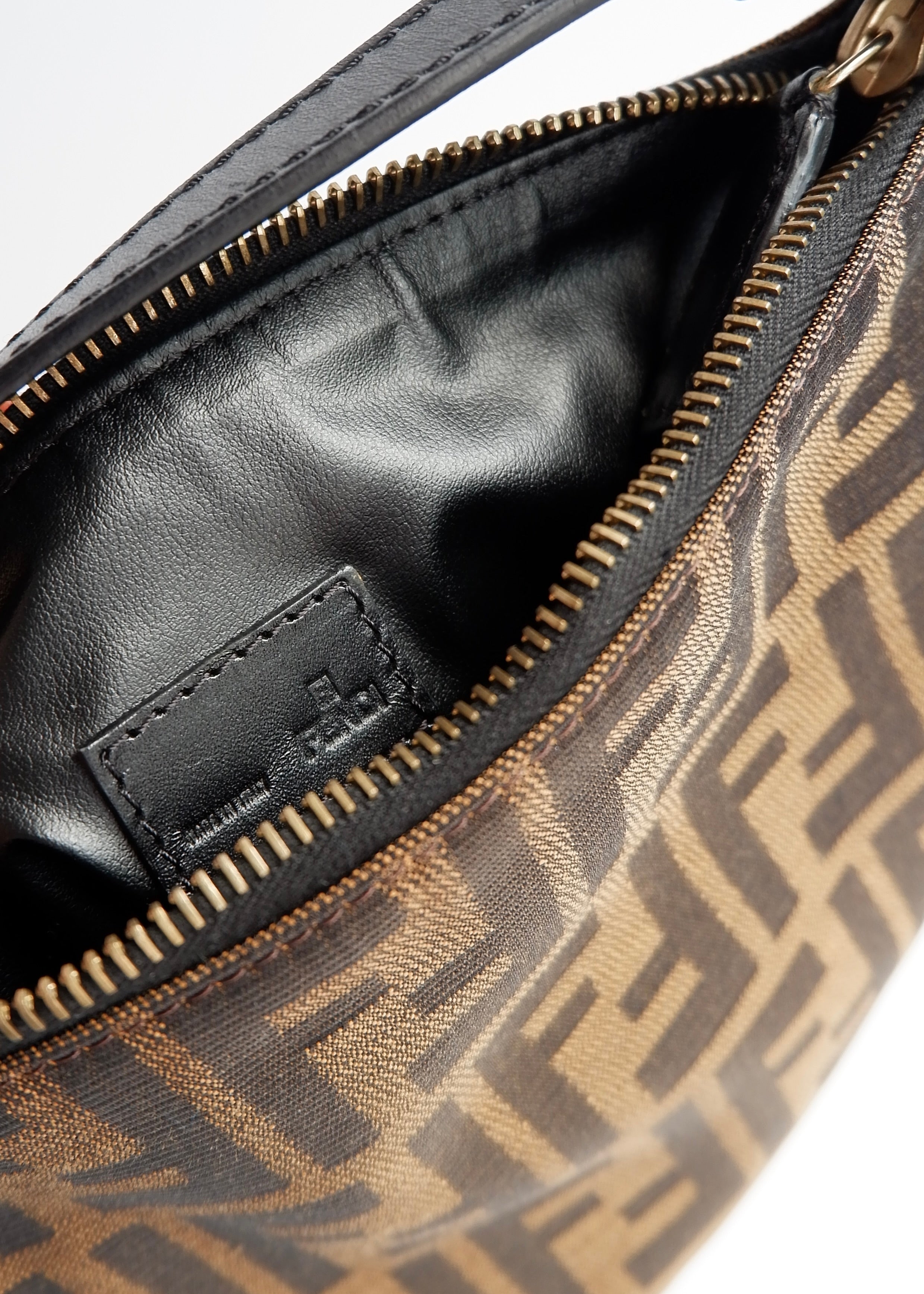 Preowned Fendi Zucca Print Micro Handbag