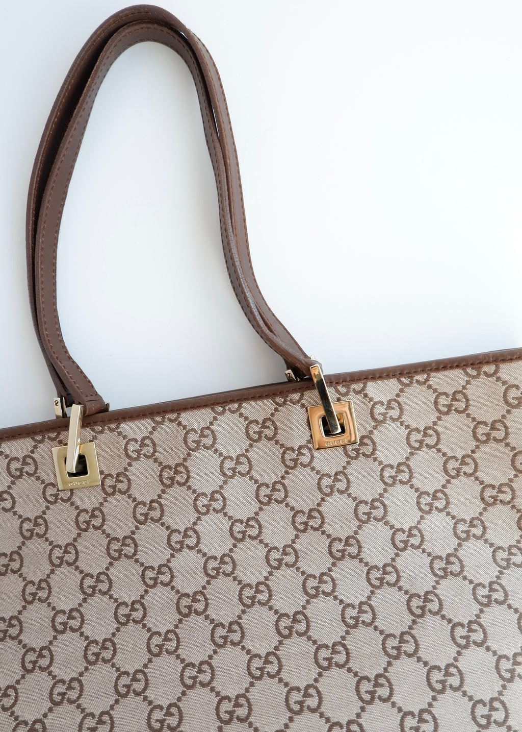Authentic Preowned Gucci Brown GG Canvas Tote Bag