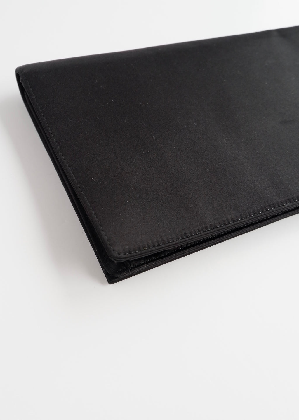 Authentic Preowned Prada Black Satin Clutch