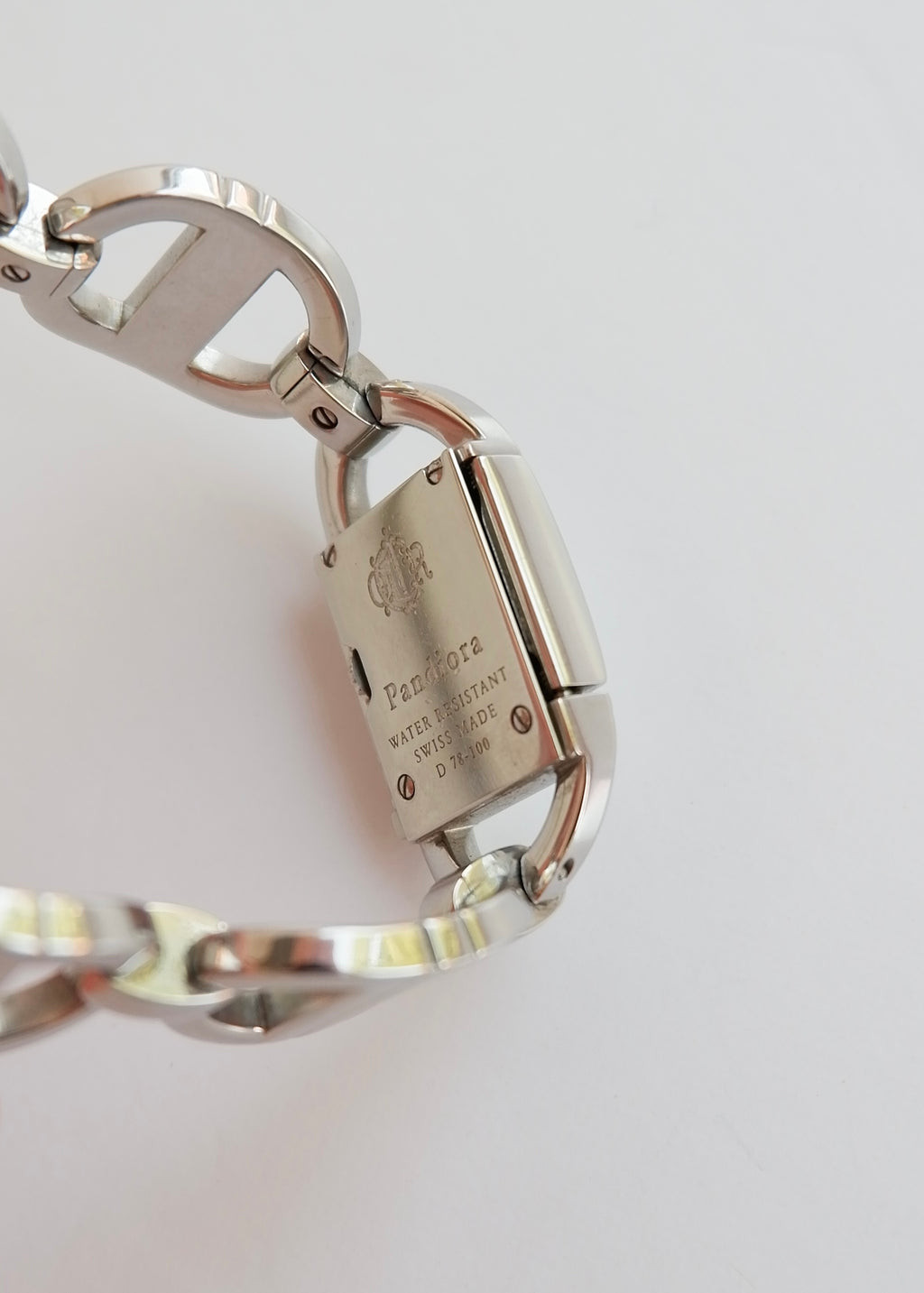 Preowned Vintage Christian Dior Silver Stainless Steel Bracelet Watch