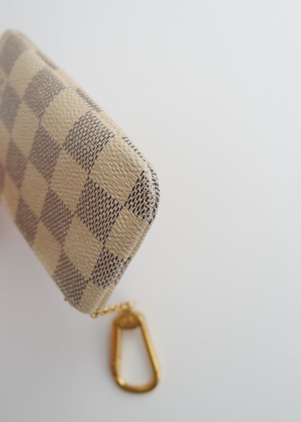 Pochette Clés Louis Vuitton Damier Azur d'occasion authentique