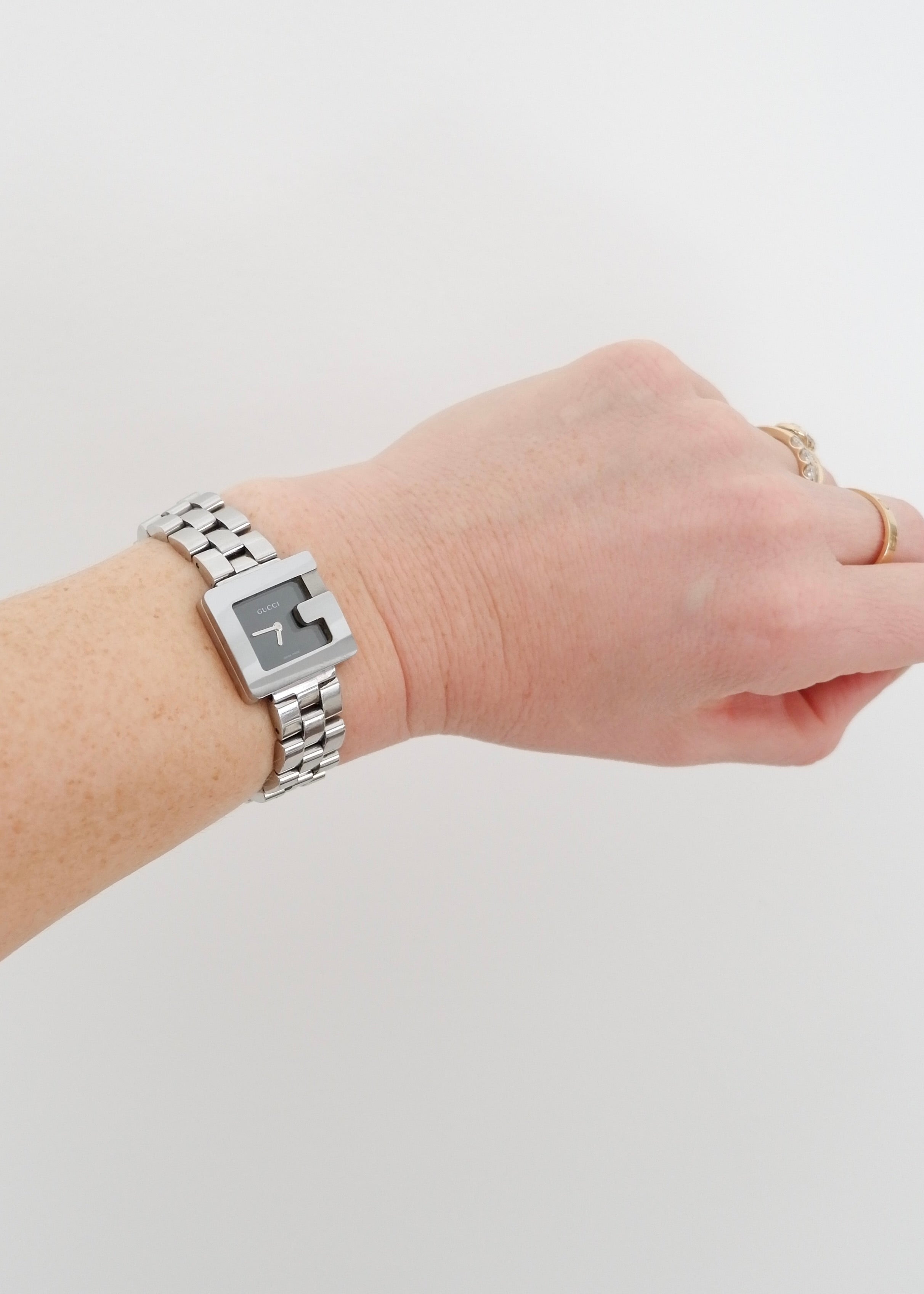 Authentic Preowned Gucci Stainless Steel G Face Watch