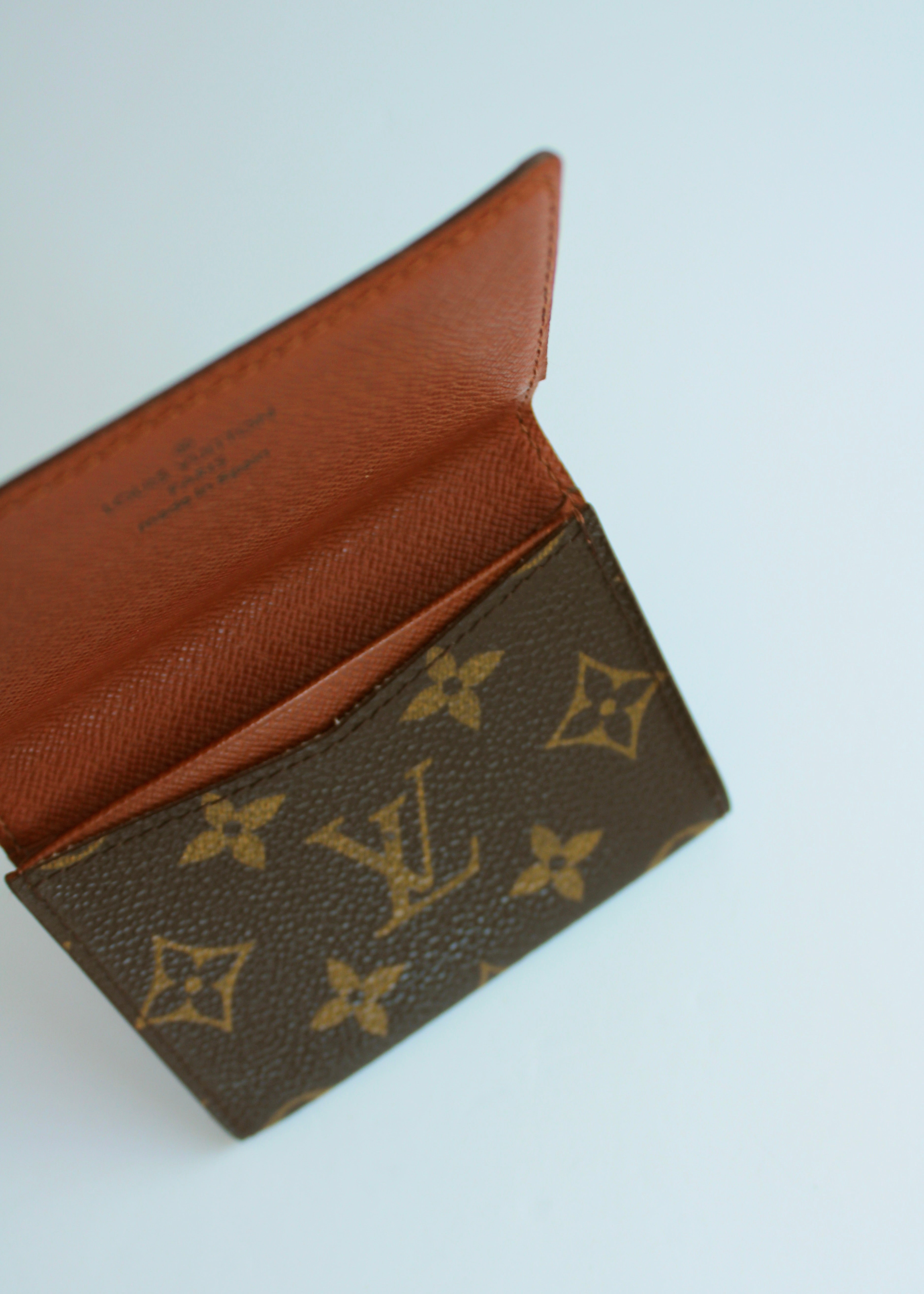Authentique porte-cartes Louis Vuitton Monogram d'occasion