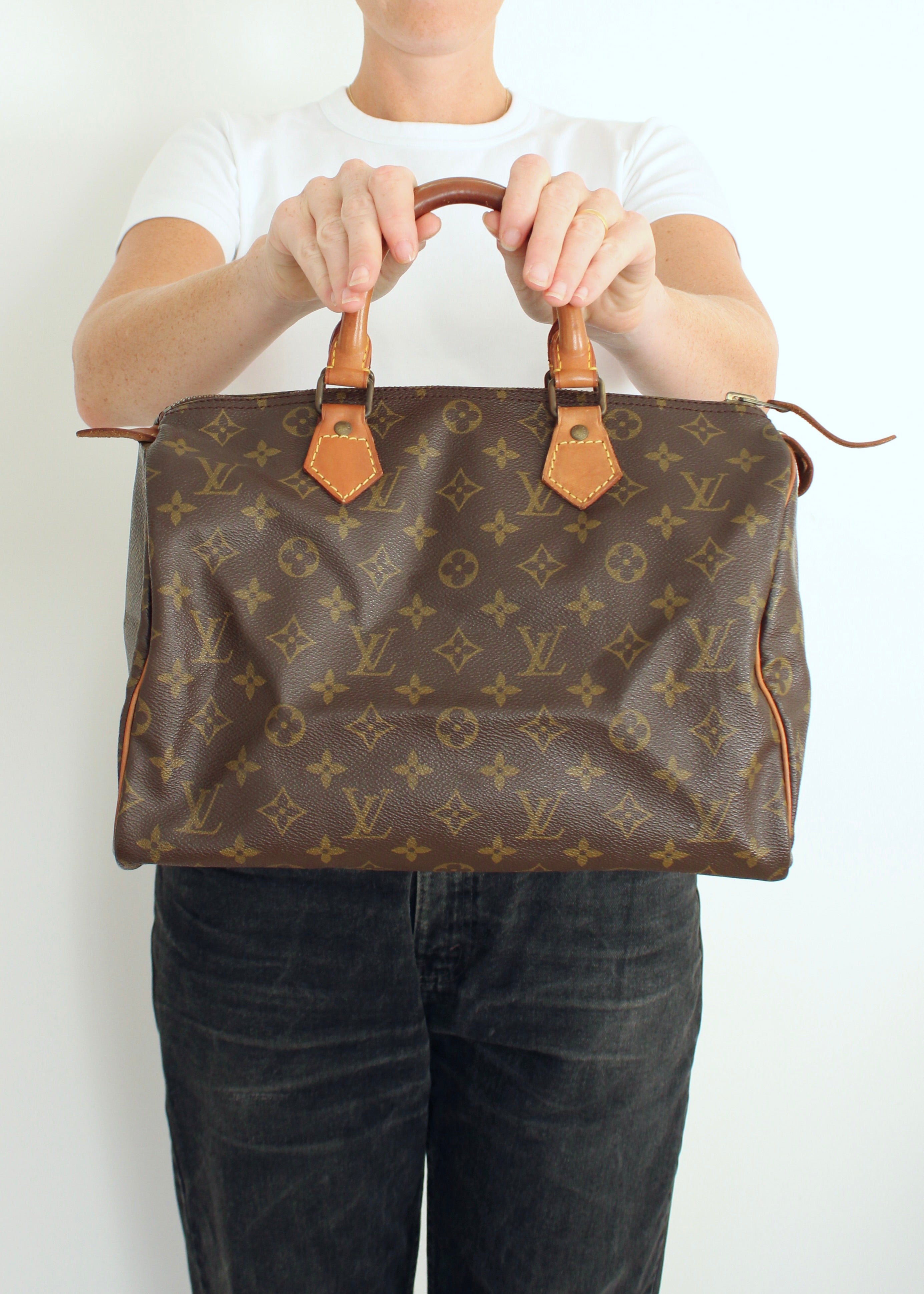 Authentic Preowned Vintage Louis Vuitton Monogram Speedy 30 Handbag