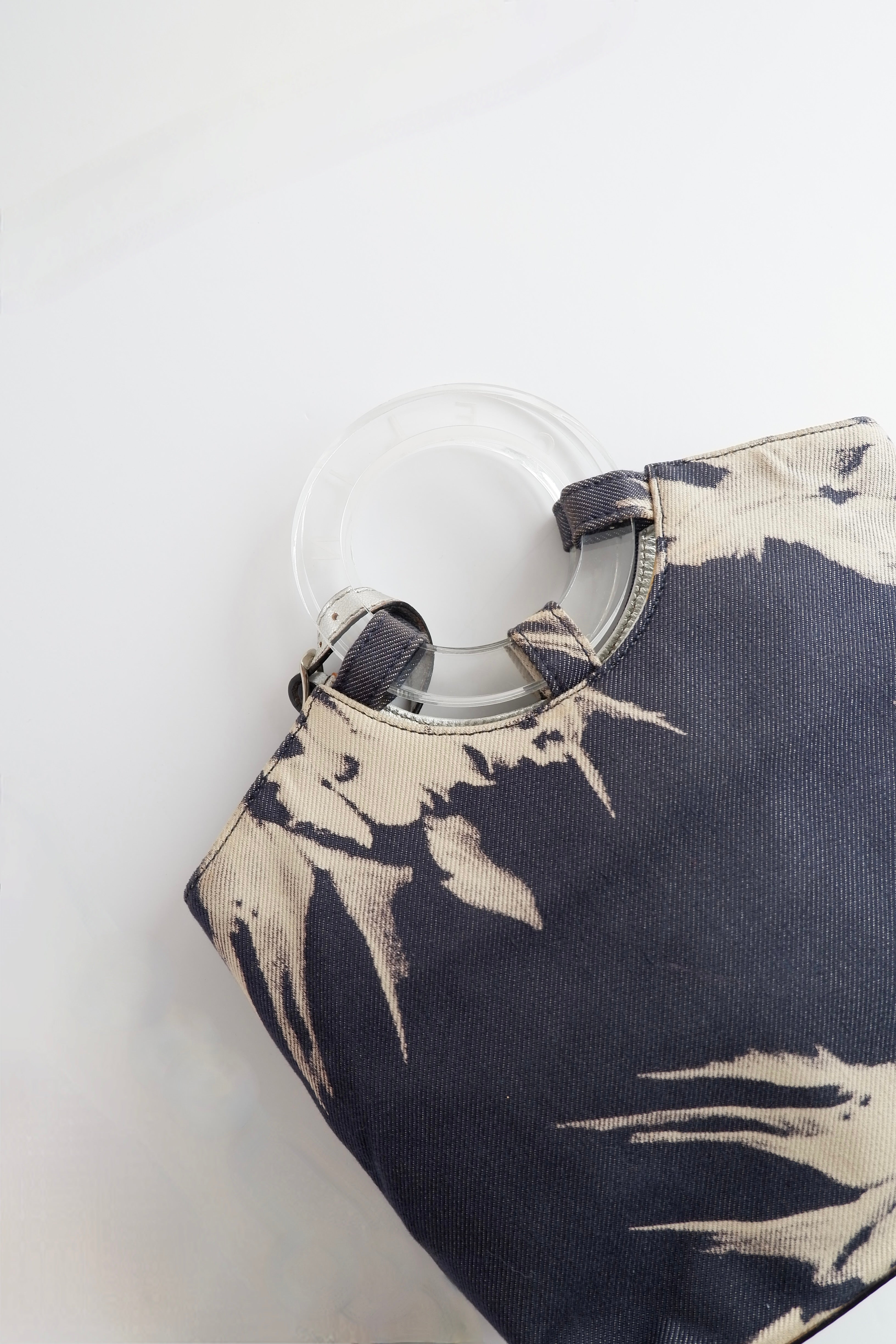 Sac à main Céline vintage authentique en jean, d'occasion