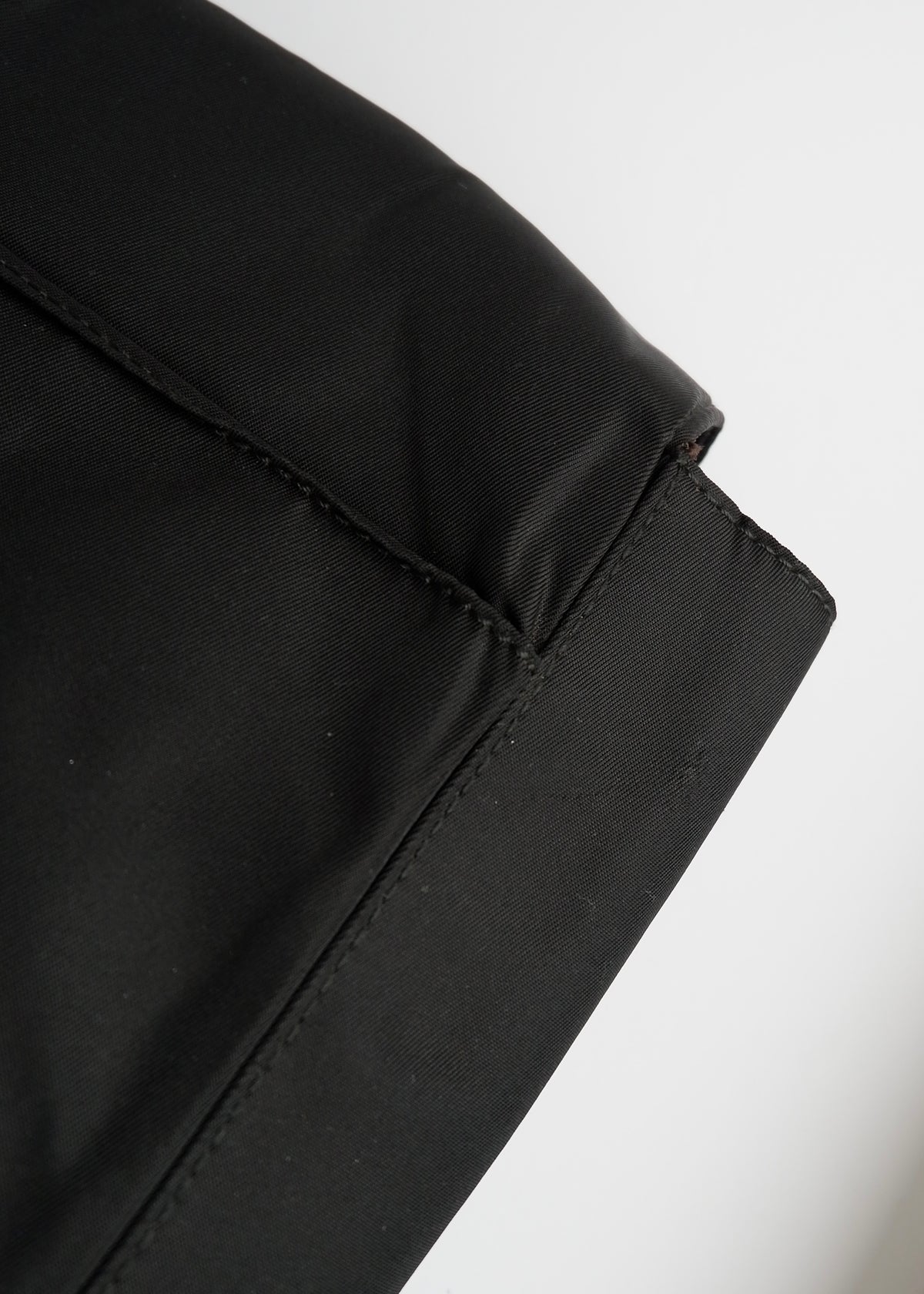 Preowned Prada Black Nylon Large Pouch/ Clutch